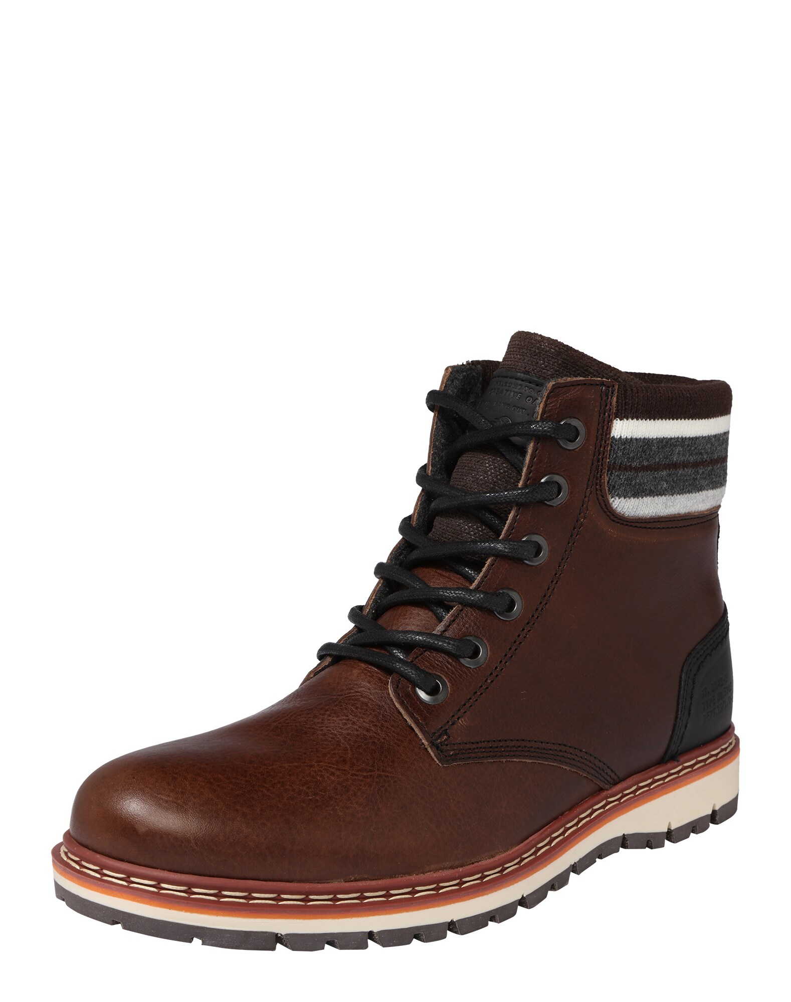 Bullboxer Heren Veterlaarzen Bruin bullboxer kopen in de aanbieding