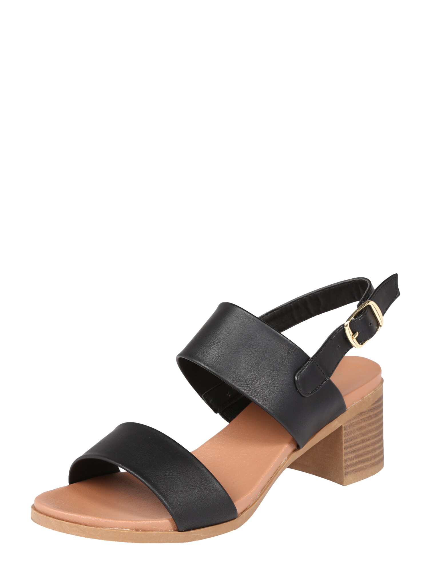 New Look Dames Sandalen Met Riem Zwart new look kopen in de aanbieding