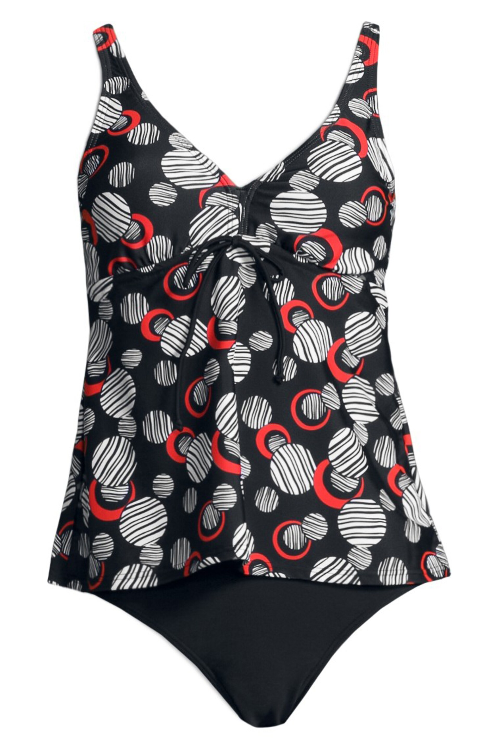 LASCANA Tankini röd / svart bikinis dam