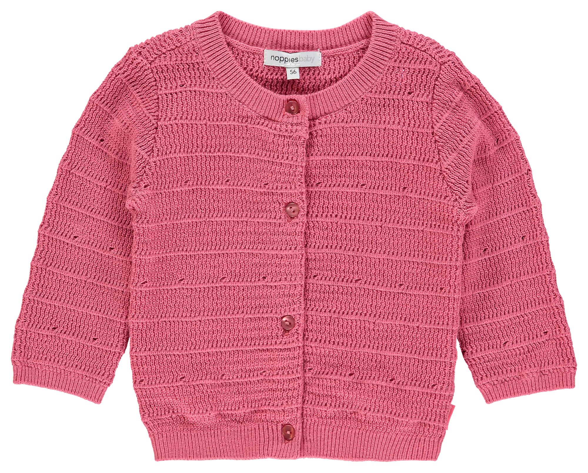 Noppies Meisjes Gebreid Vest Poinciana Pink noppies kopen in de aanbieding