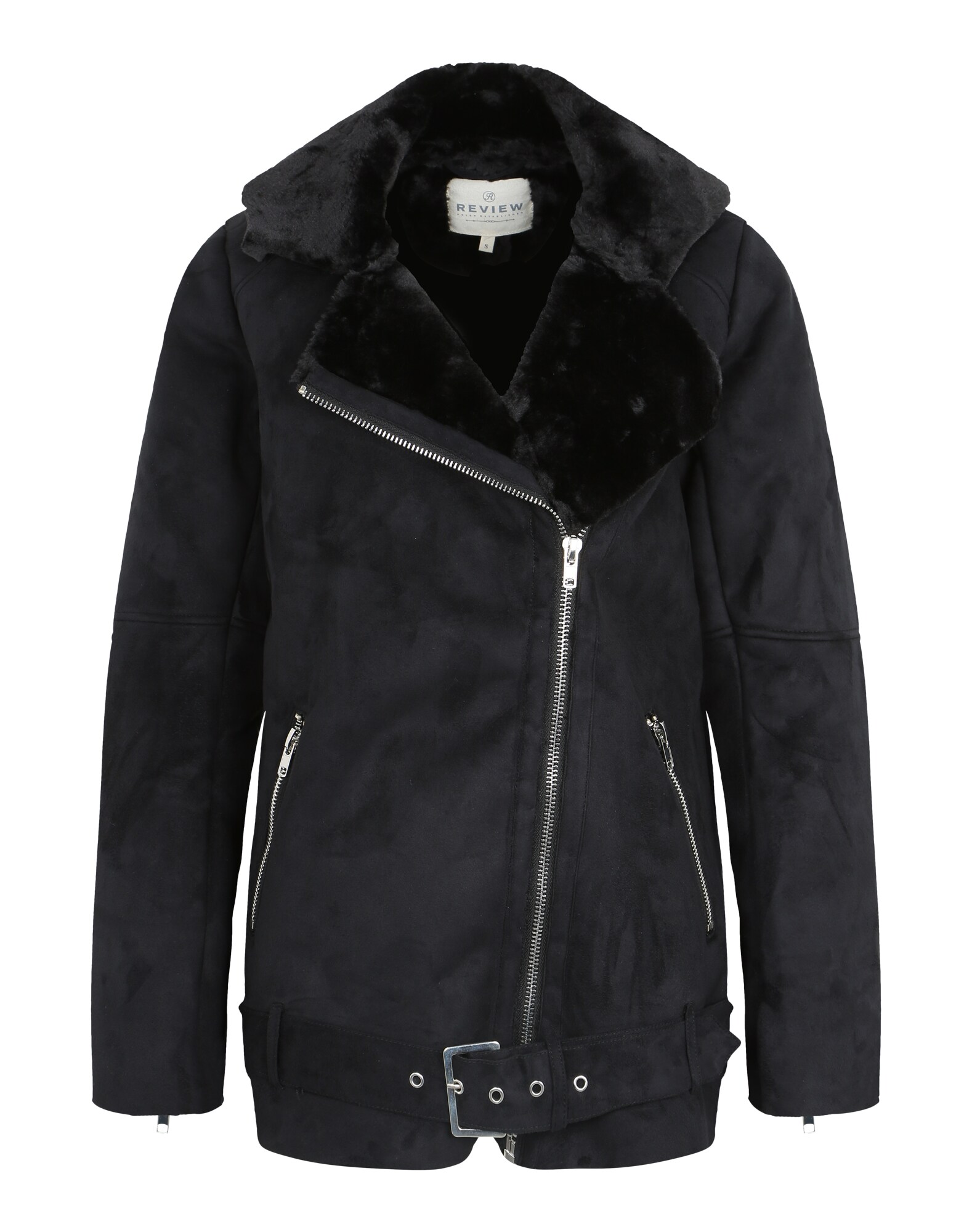 Review Dames Tussenjas Shearling Zwart review kopen in de aanbieding