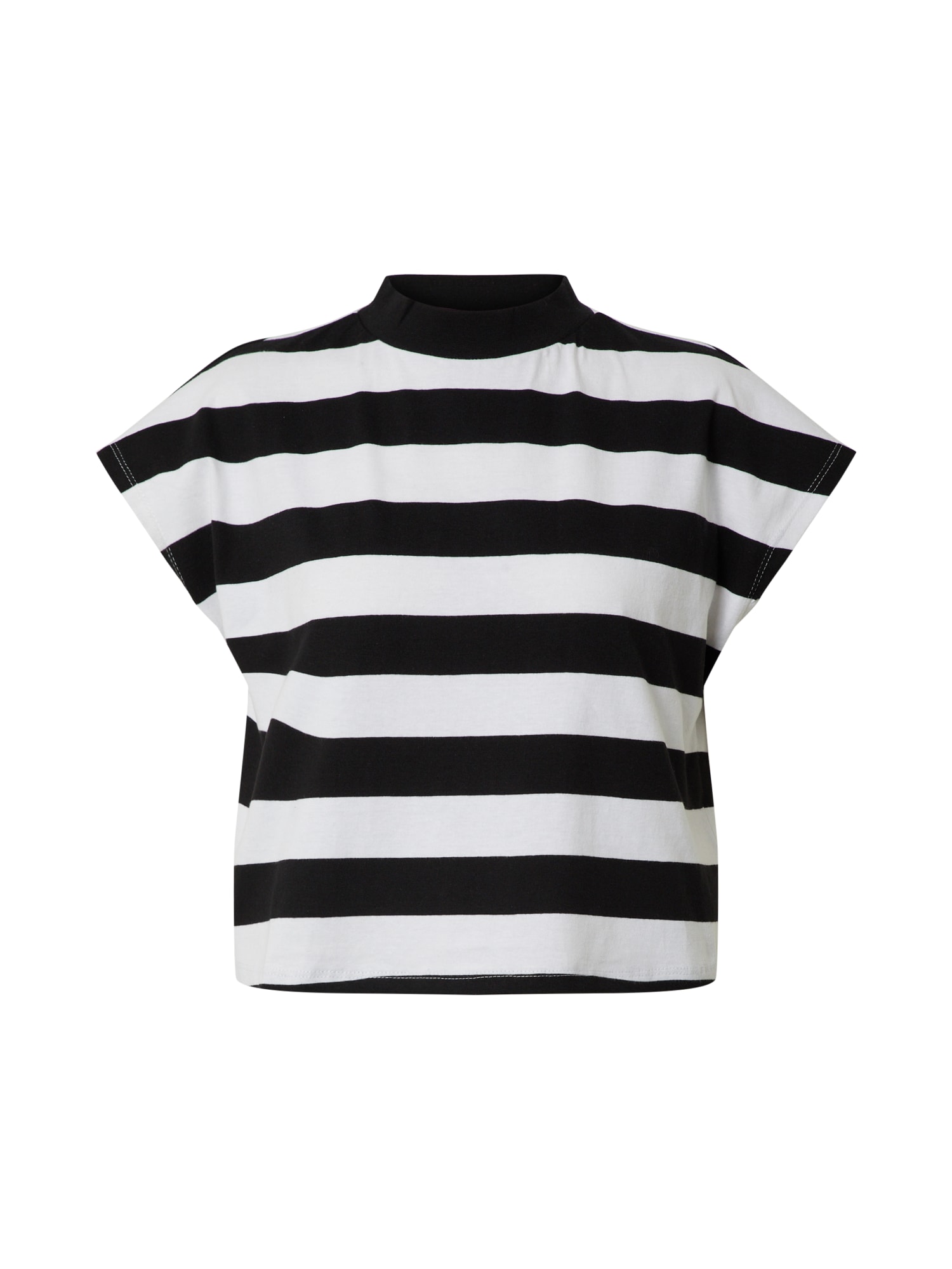 Urban Classics Tricou  negru / alb