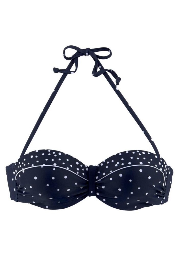 LASCANA Bikini-Top Damen Größe 75 navy