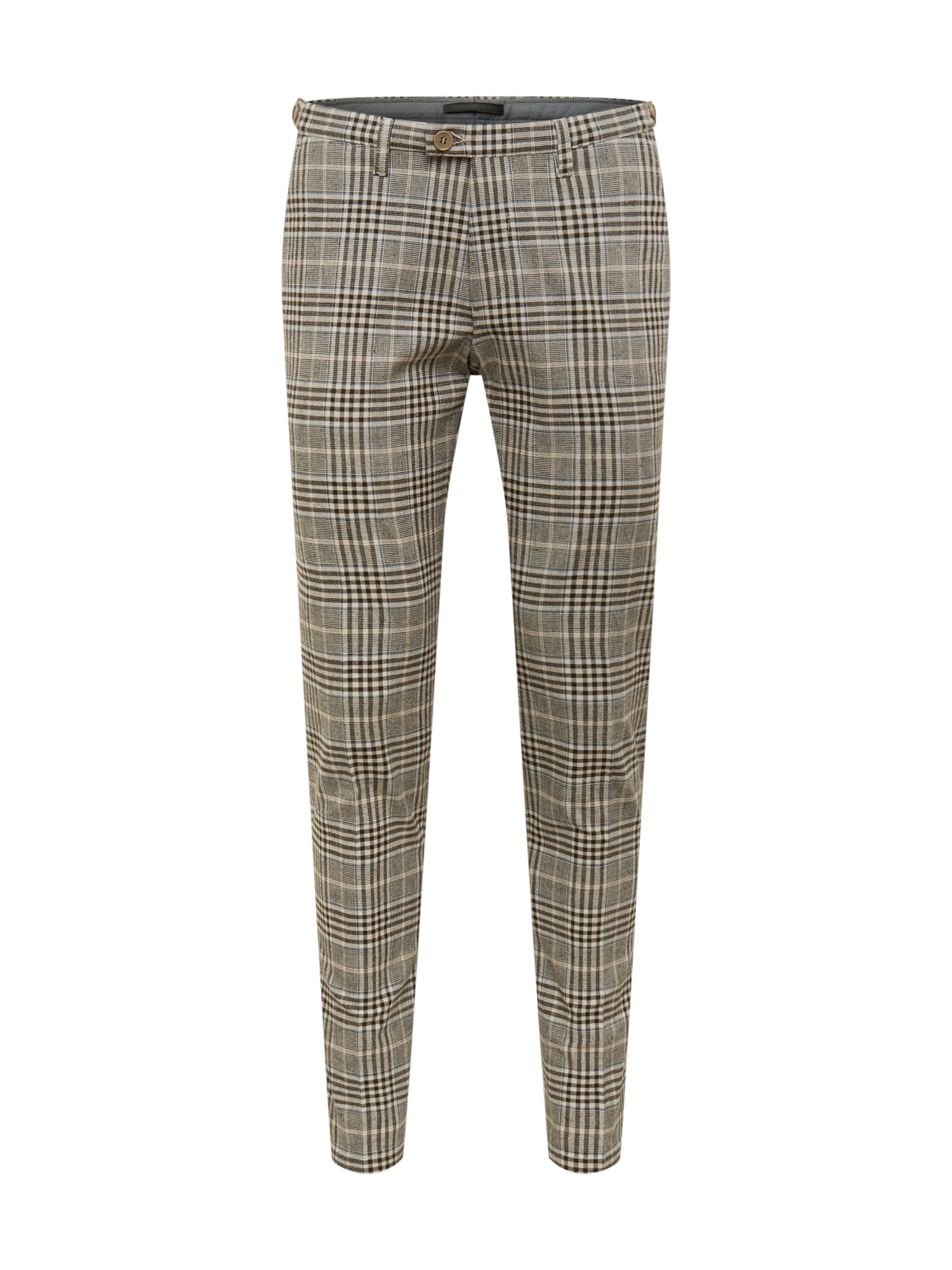 DRYKORN Chino stiliaus kelnės  ruda / juoda / smėlio