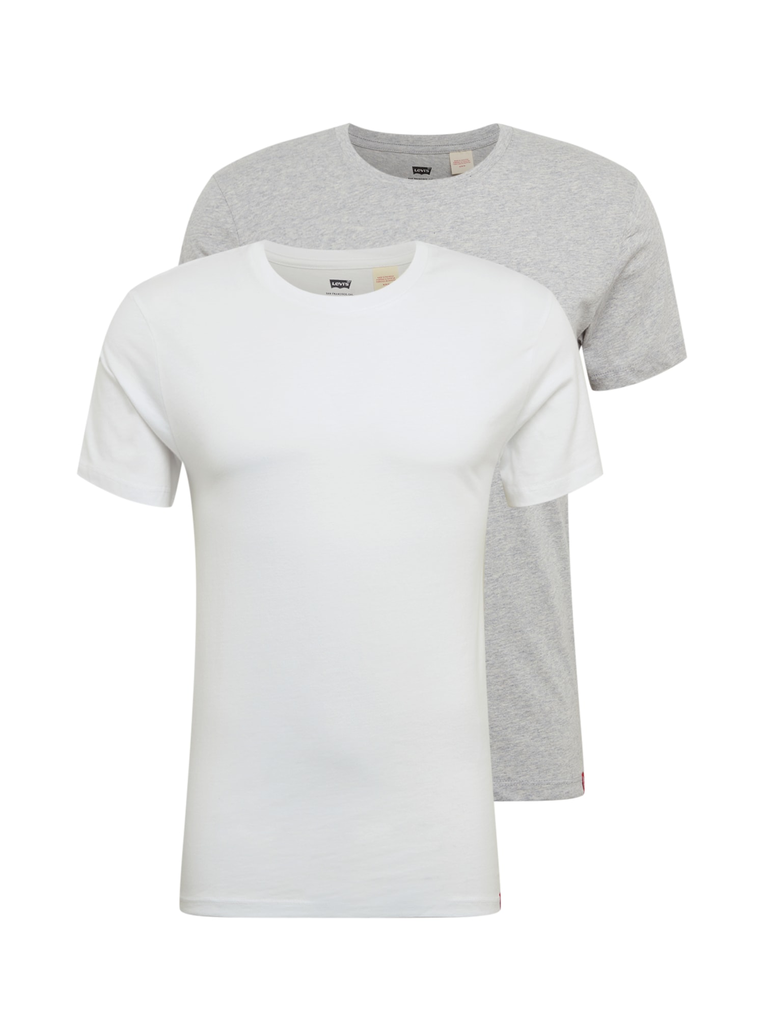 LEVI'S ® Tričko  sivá melírovaná / biela
