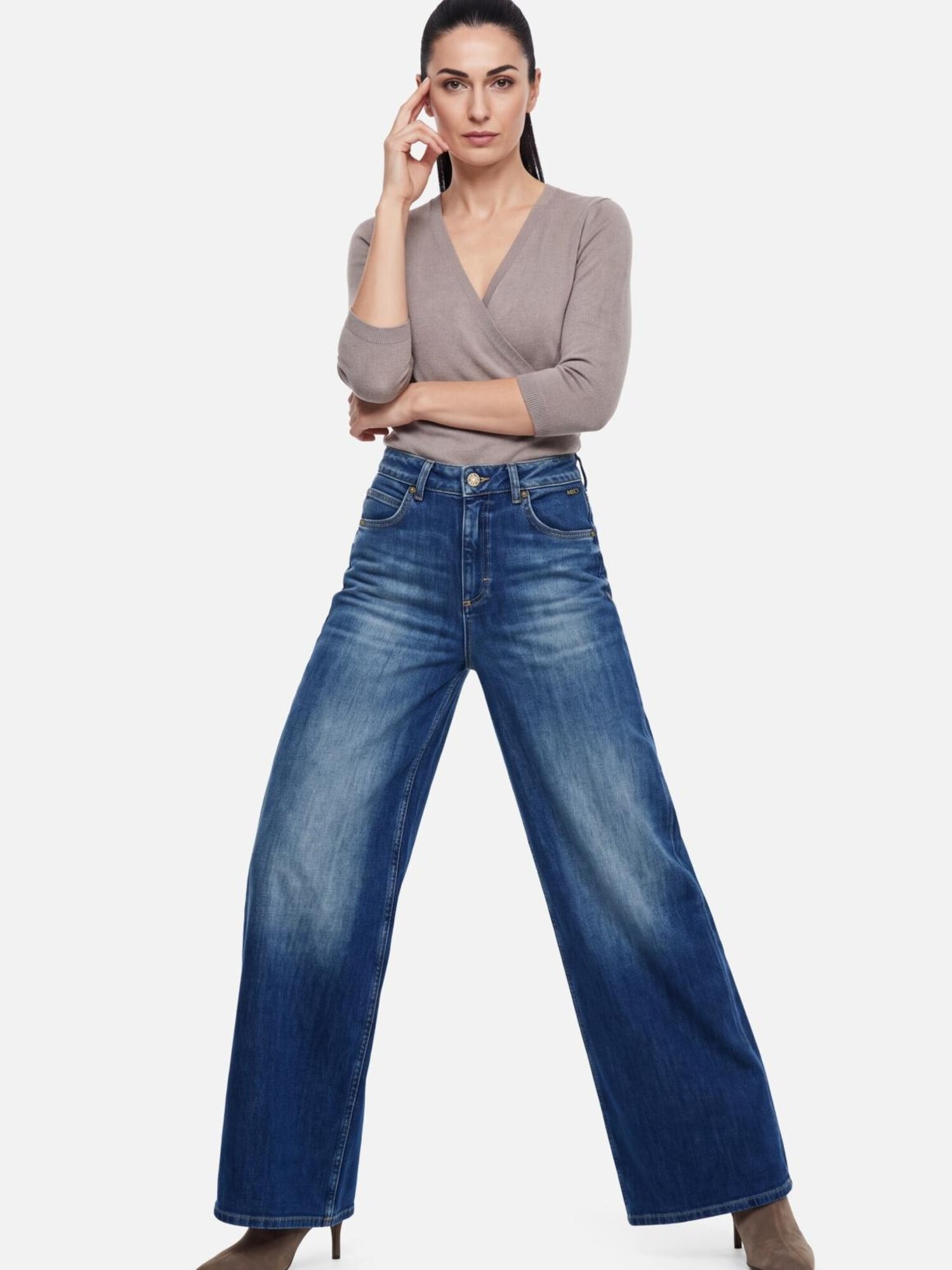 M.O.D MIRACLE OF DENIM Traperice plava
