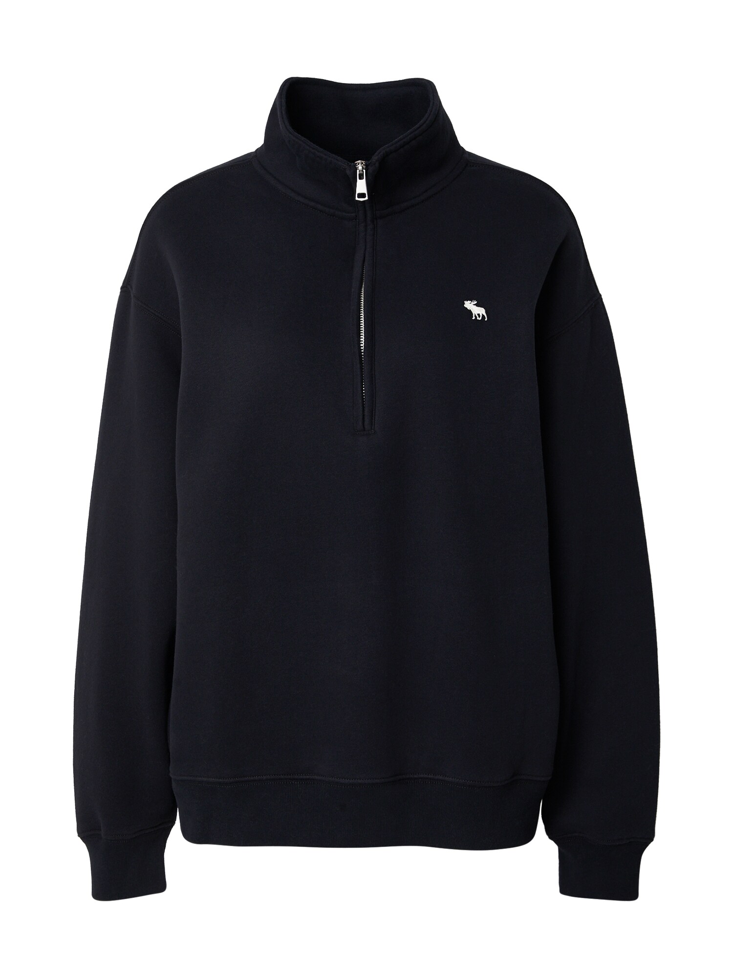 Abercrombie & Fitch Bluză de molton  negru