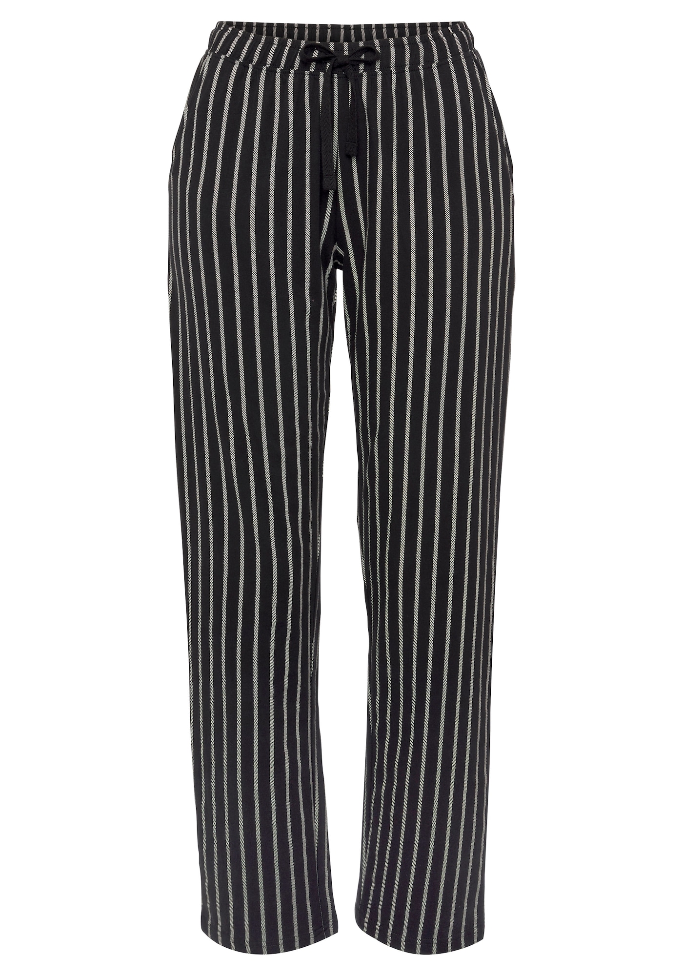 VIVANCE Панталон пижама  бежово / черно