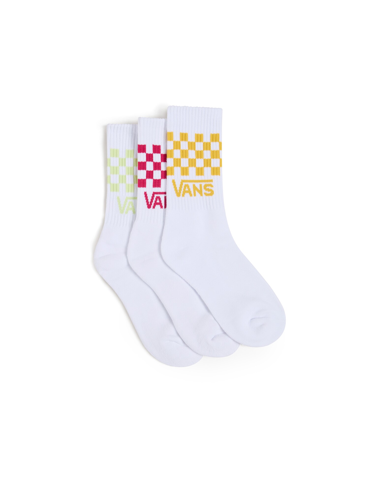VANS Zokni  sárga / világoszöld / piros / fehér akciós termékkép 1