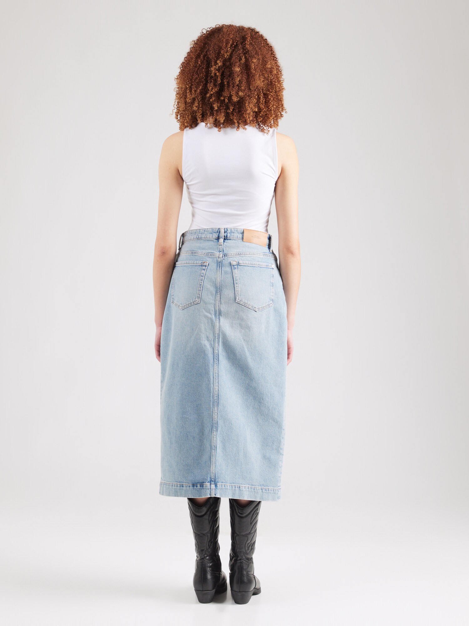 7 for all mankind Sukňa 'AMBER' modrá denim (obrázok 3)