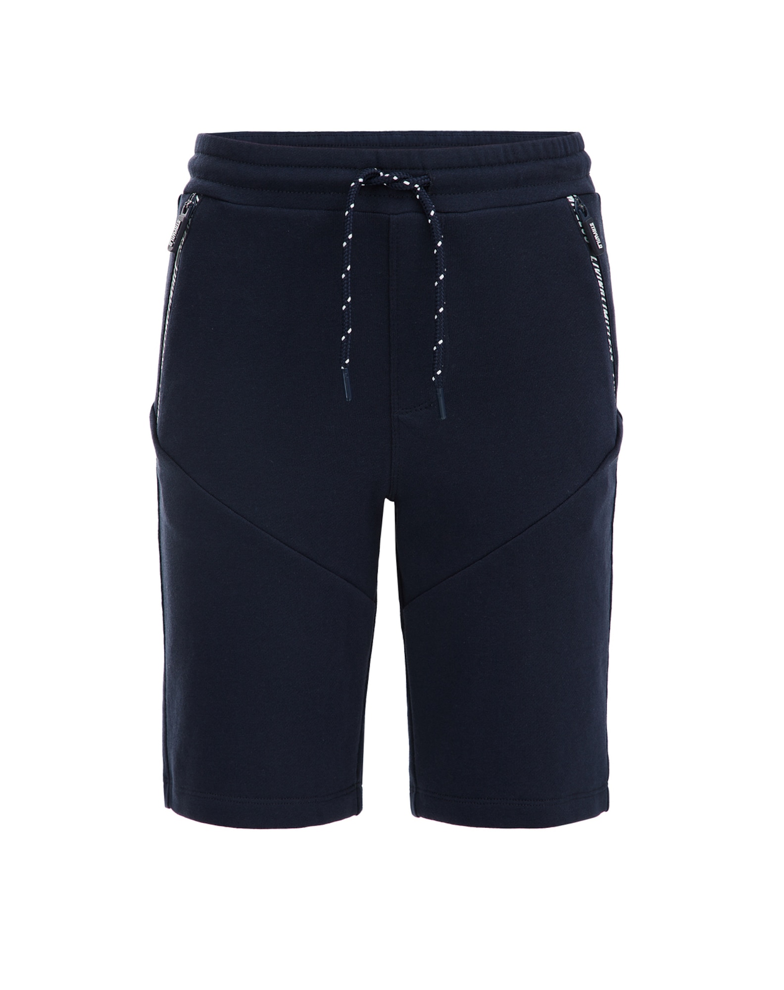 WE Fashion Sportinės kelnės tamsiai mėlyna / balta