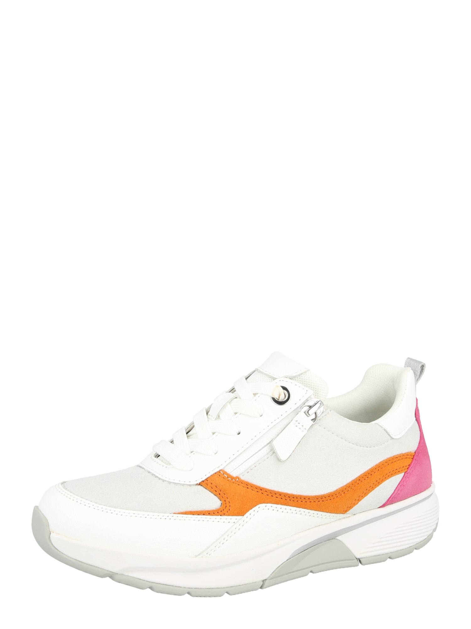 GABOR Sneaker low portocaliu / roz / alb / alb murdar