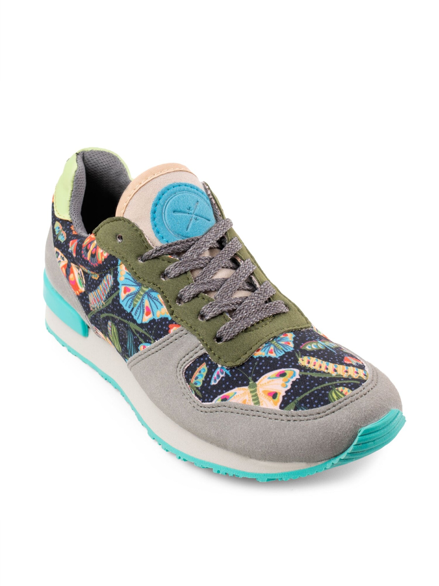 Inkkas Sneaker Low Inkkas Flutterby Sneaker Handgefertigter Damen-Sneaker Aus Veganem Wildleder
