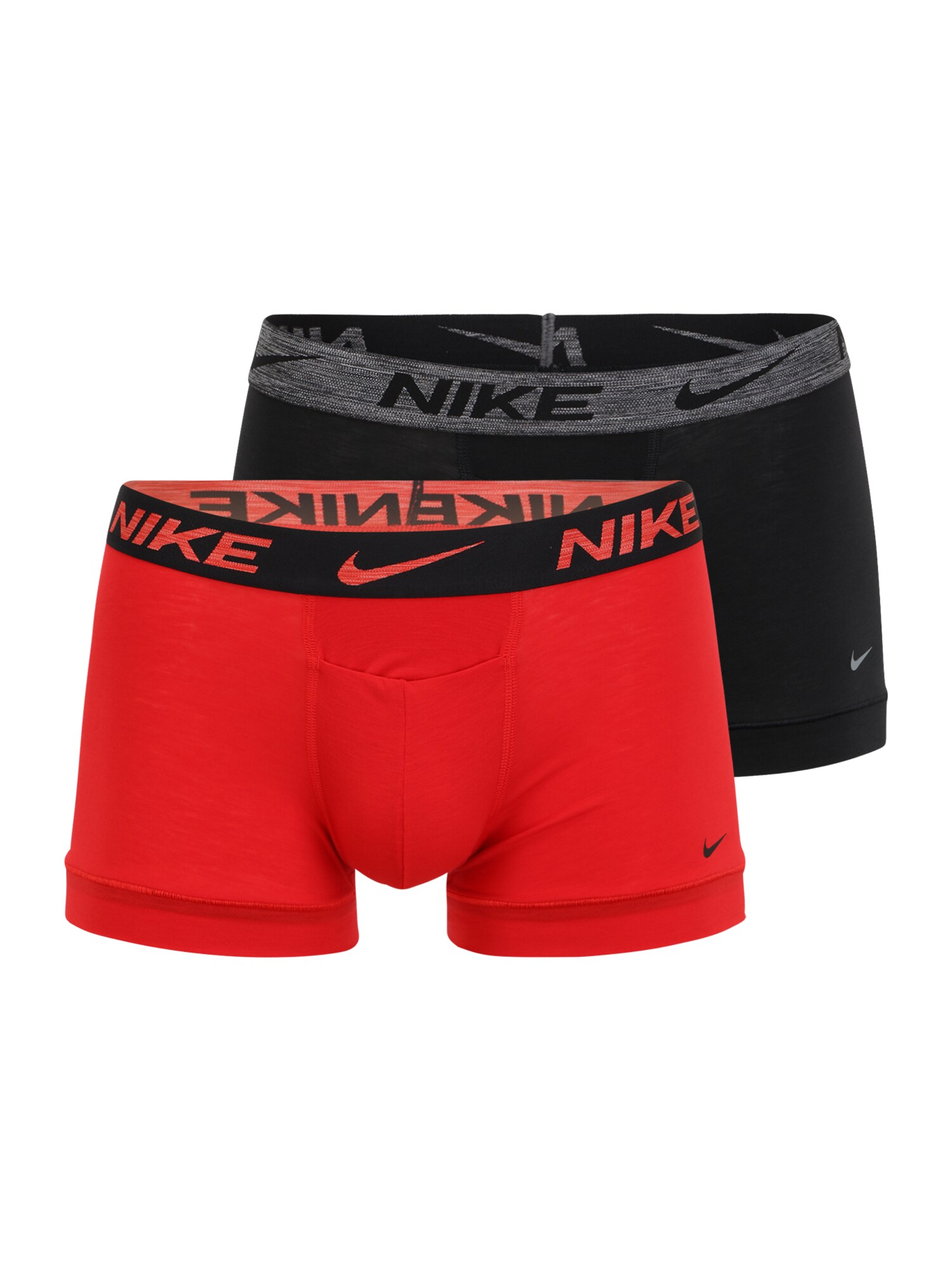 NIKE Športové nohavičky  ohnivo červená / čierna