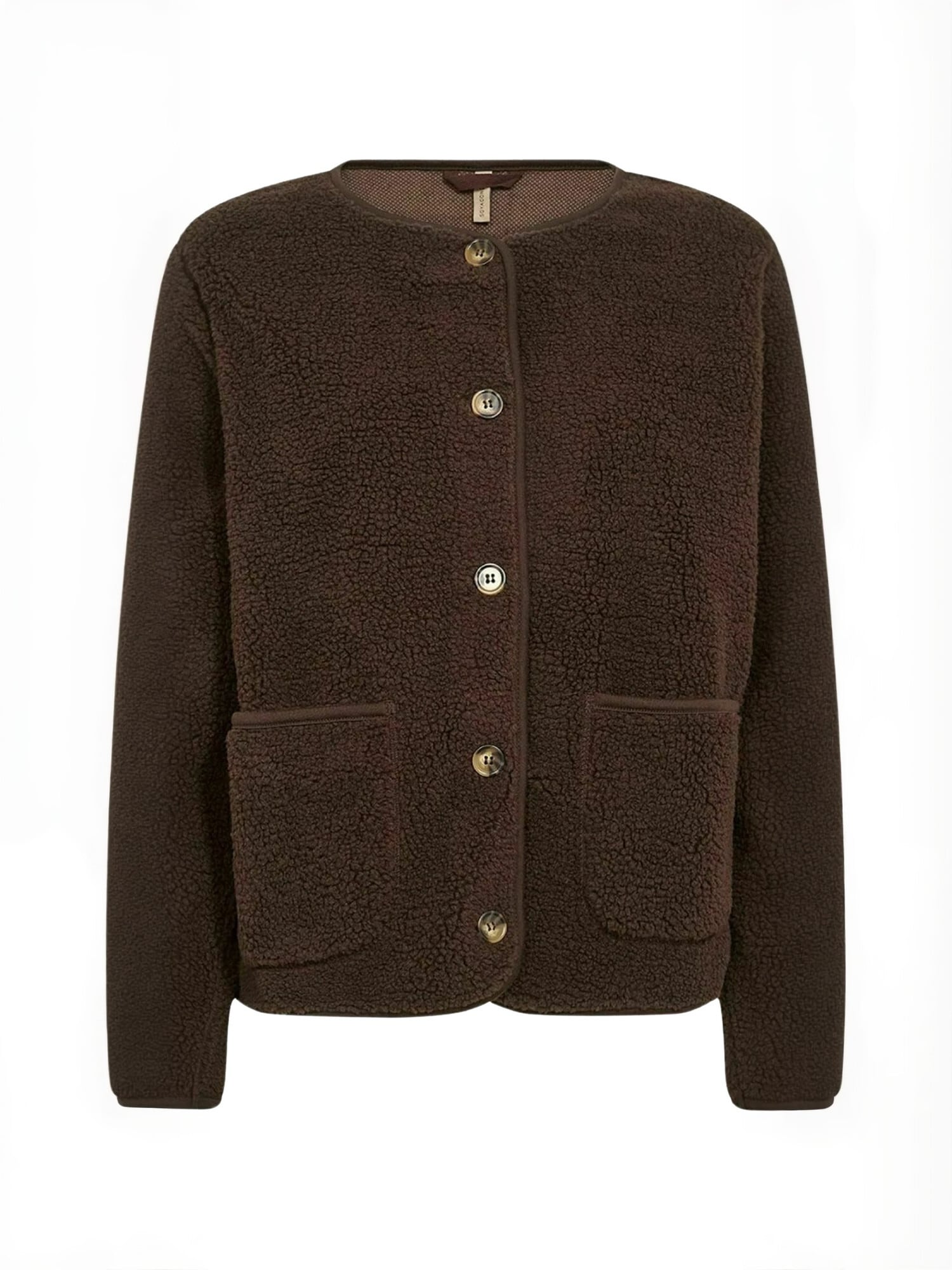 Soyaconcept Jachetă  fleece Onyx 2 ciocolatiu