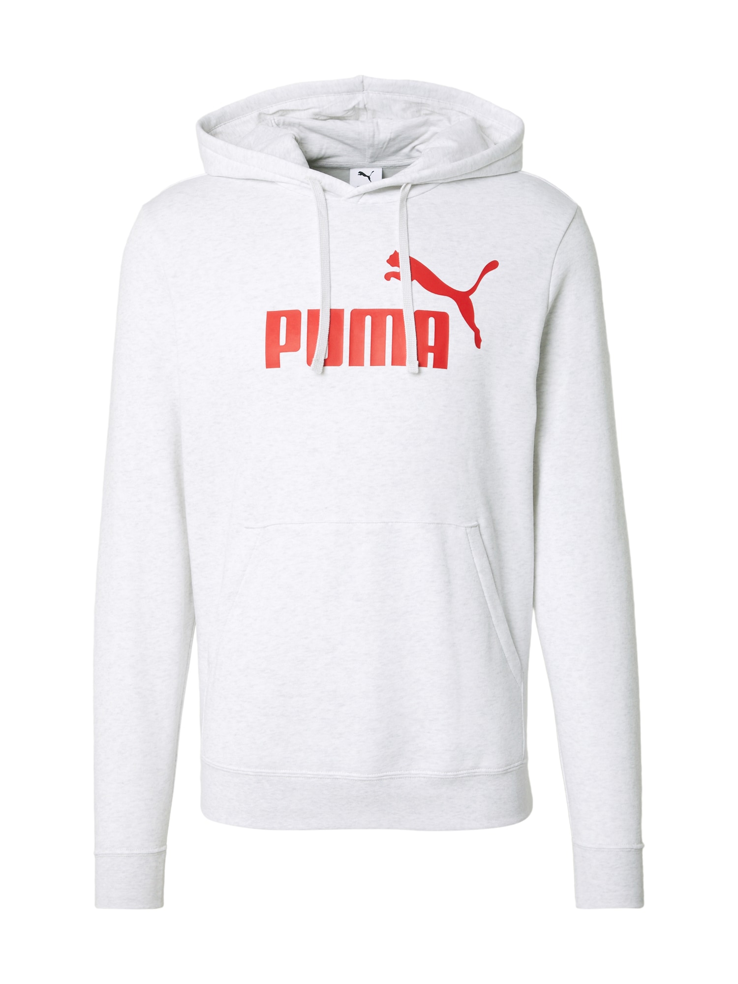 PUMA Športová mikina 'ESS No. 1'  červená / biela melírovaná