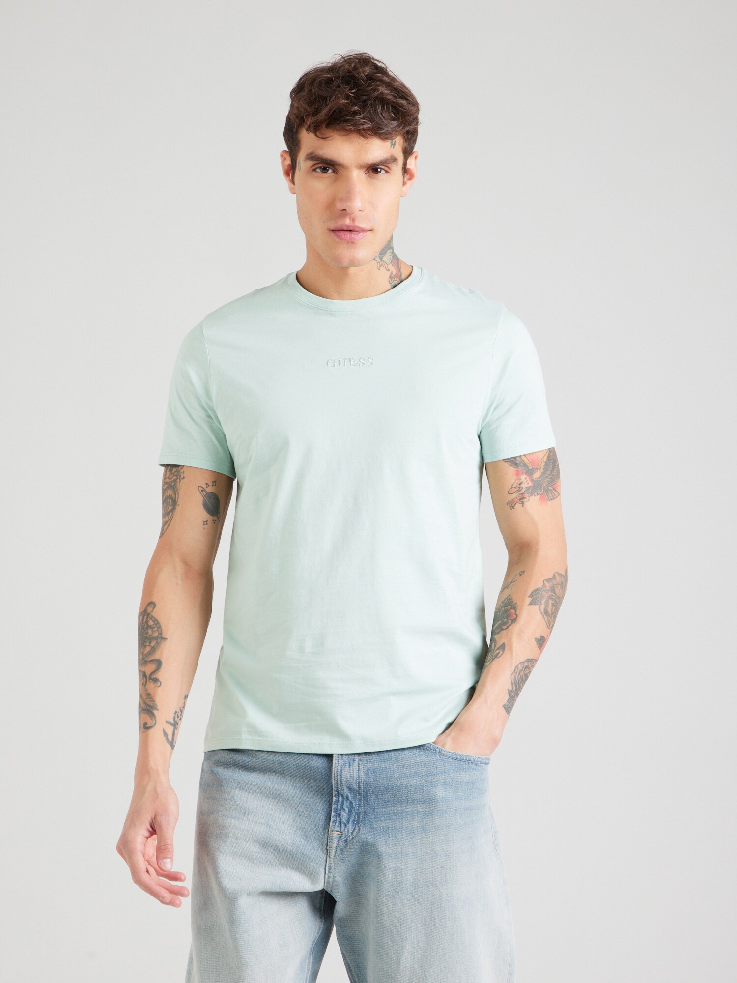 GUESS Póló  menta termék 2. képe