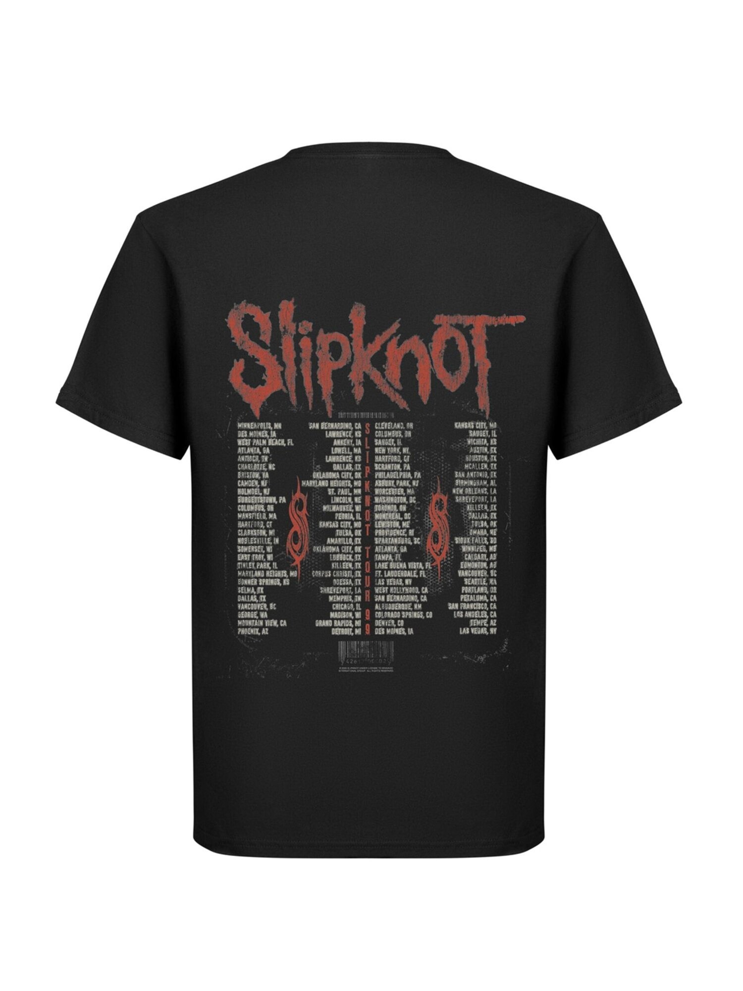 SLIPKNOT Camiseta 'Slipknot Tour T-Shirt'  negro – imagen 4