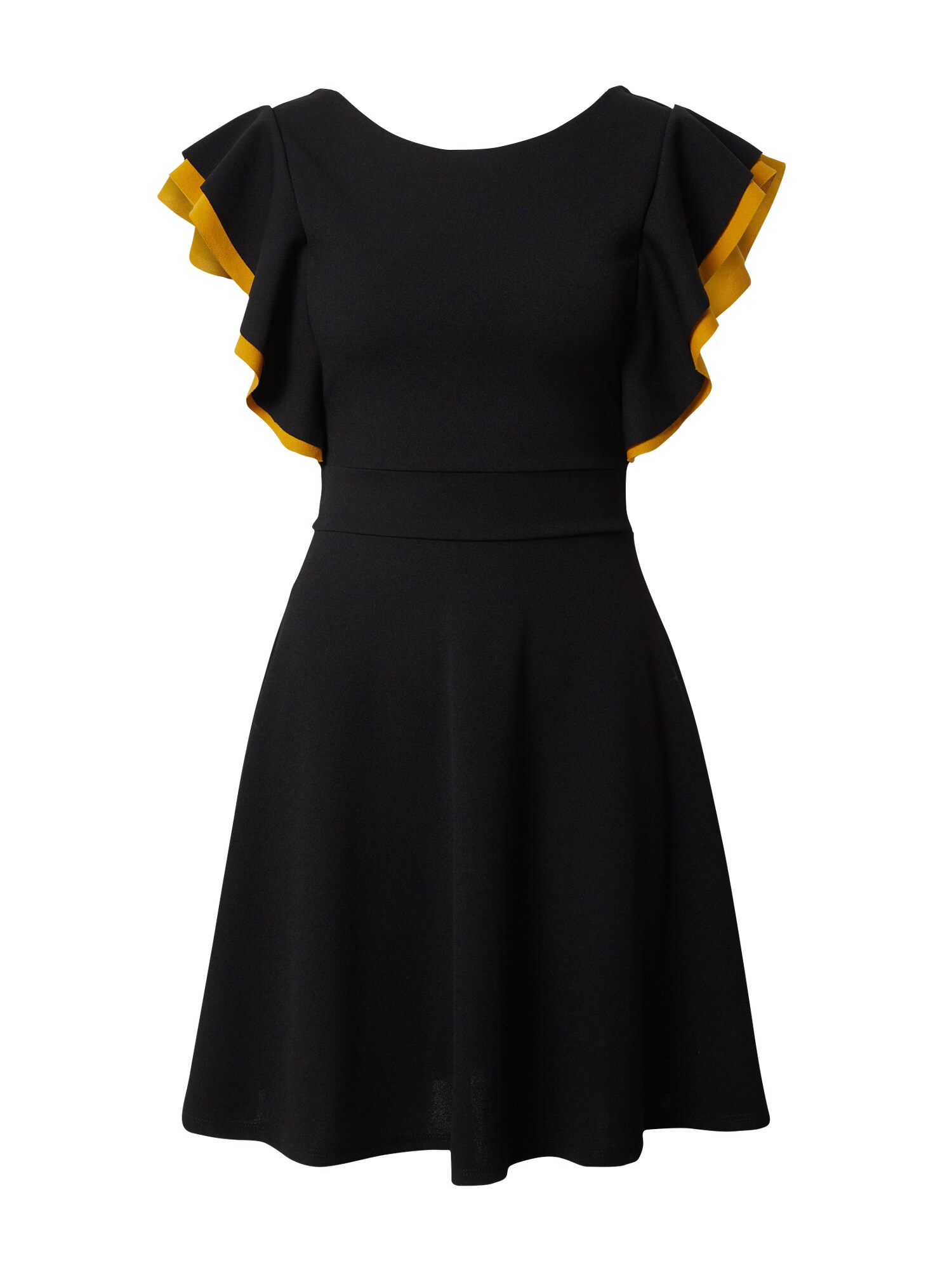 WAL G. Rochie de vară  galben muștar / negru