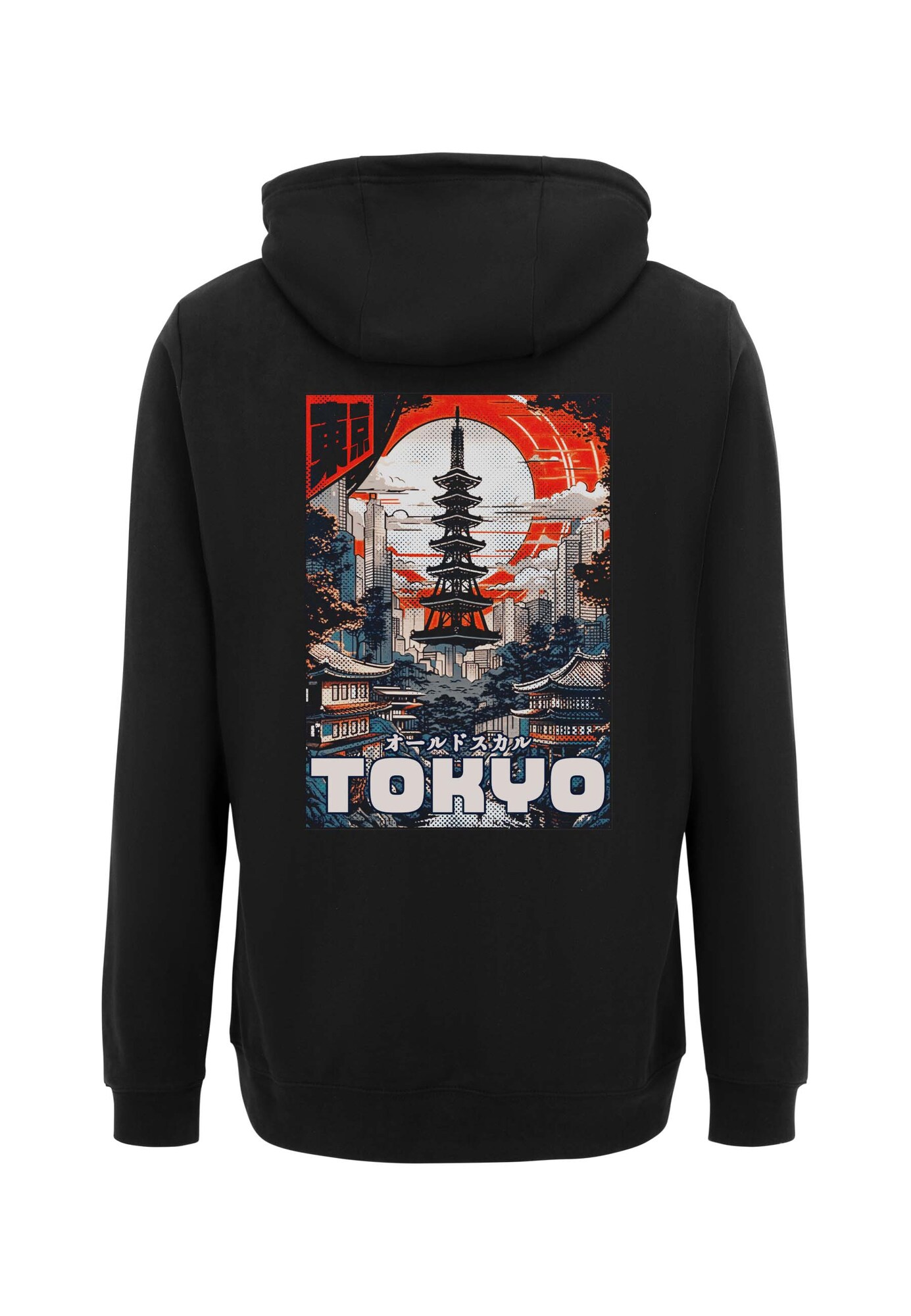 Thumbnail - Sweatshirt 'Tokyo Skyline Manga Graphic'
