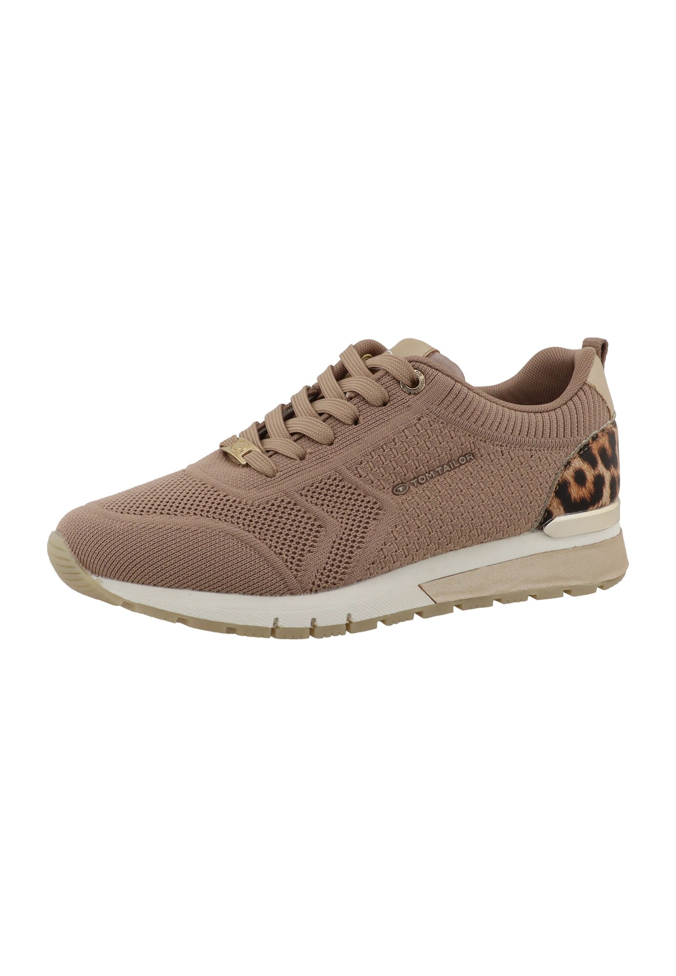 TOM TAILOR Zapatillas deportivas bajas beige oscuro / brocado / negro