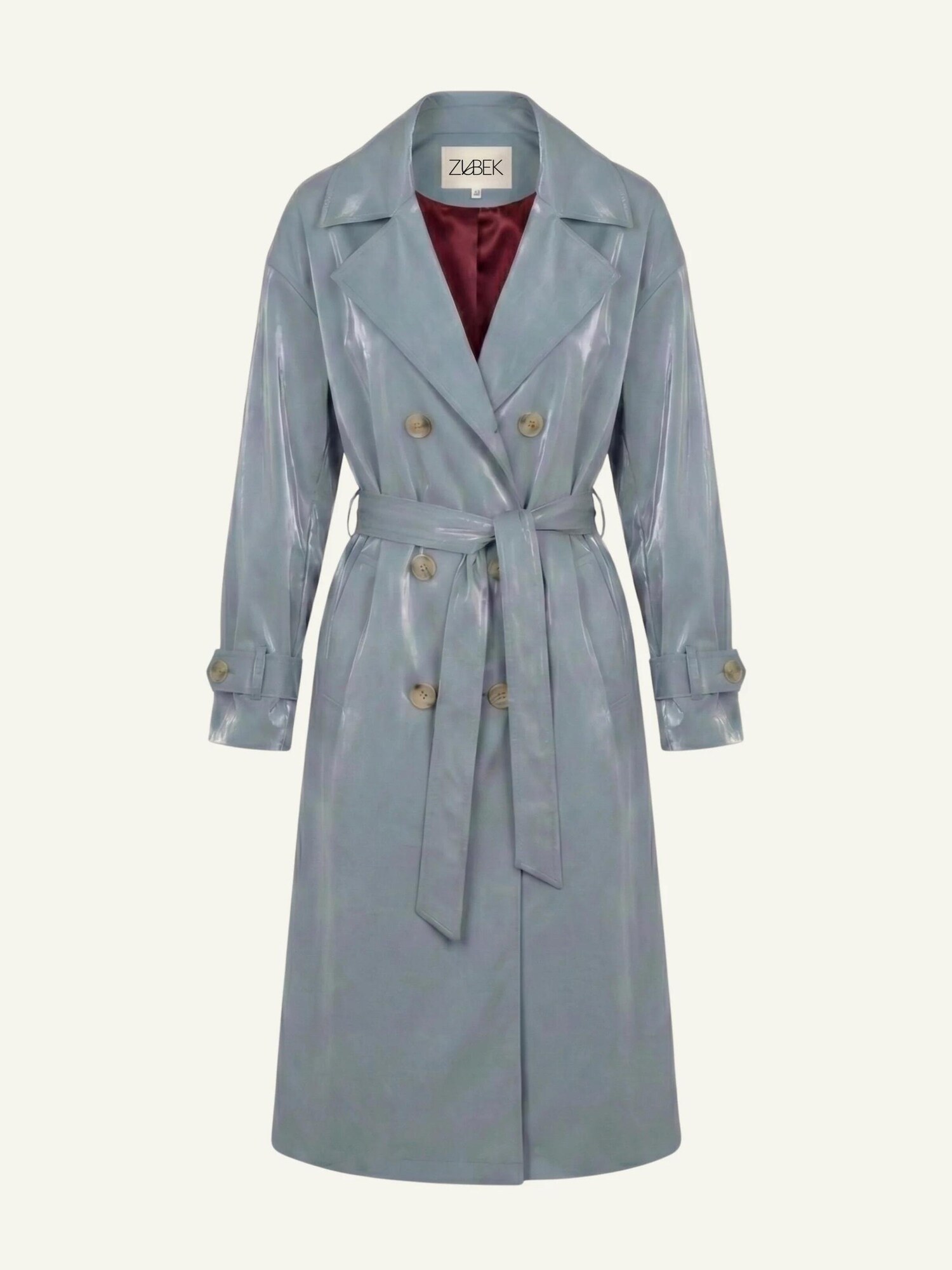 ZUBEK Cappotto di mezza stagione  blu chiaro