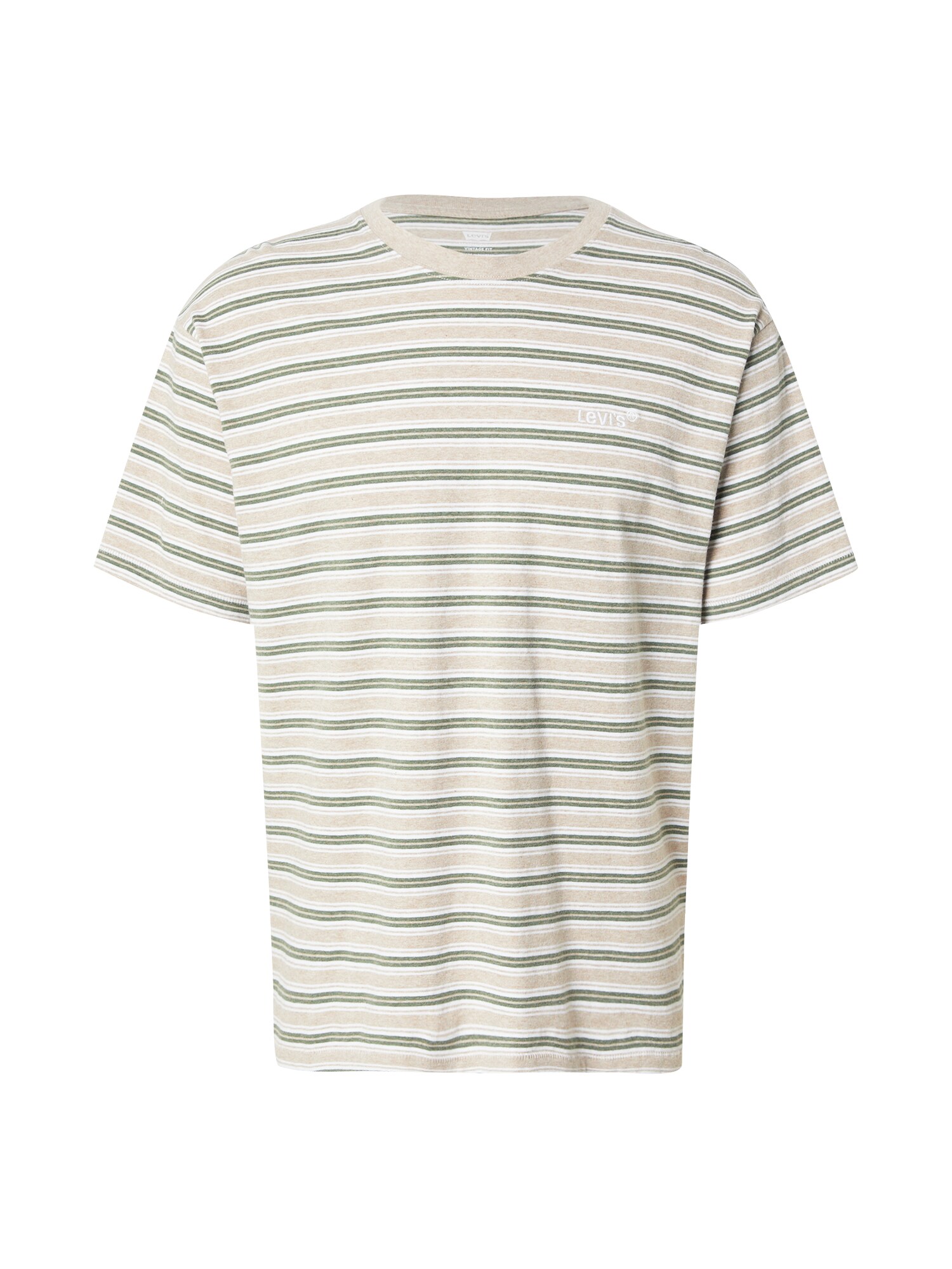 LEVIS ® Tricou Red Tab Vintage maro deschis / oliv / alb