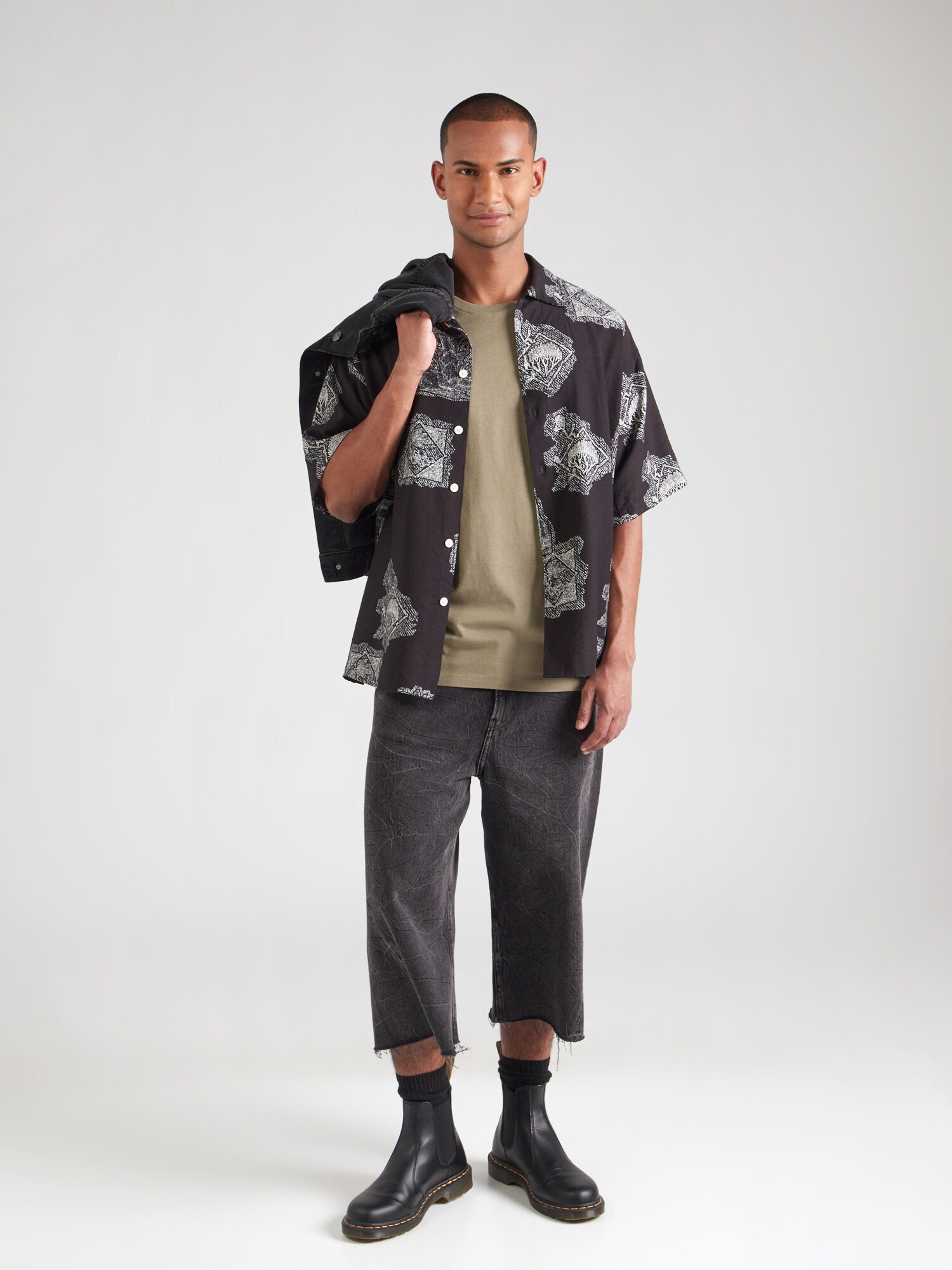Pepe Jeans Camiseta caqui / blanco – imagen 4