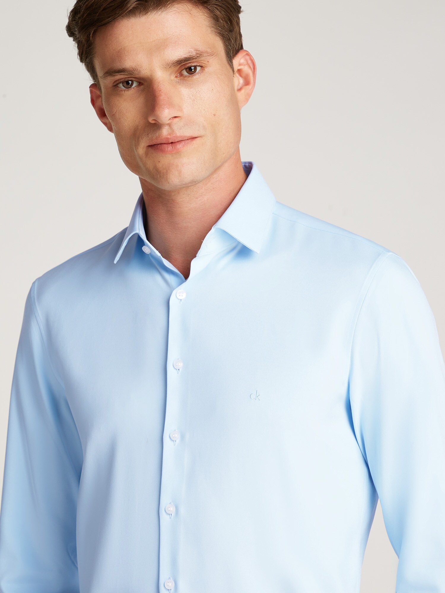 Calvin Klein Košeľa svetlomodrá (obrázok 6)