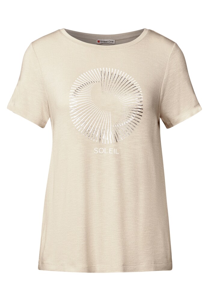STREET ONE T-Shirt Damen Größe S sand