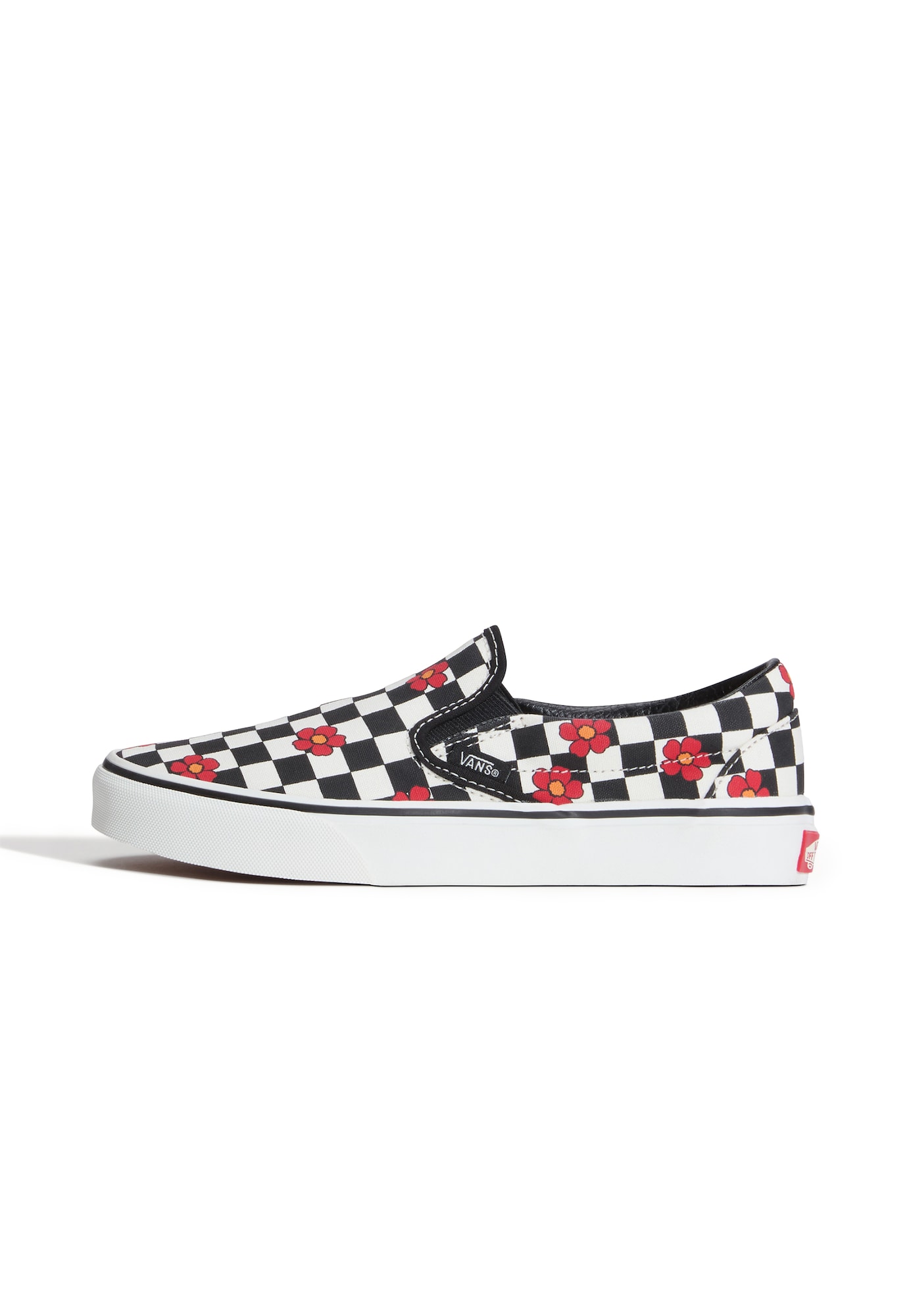 VANS Teniși Classic sângeriu / negru / alb