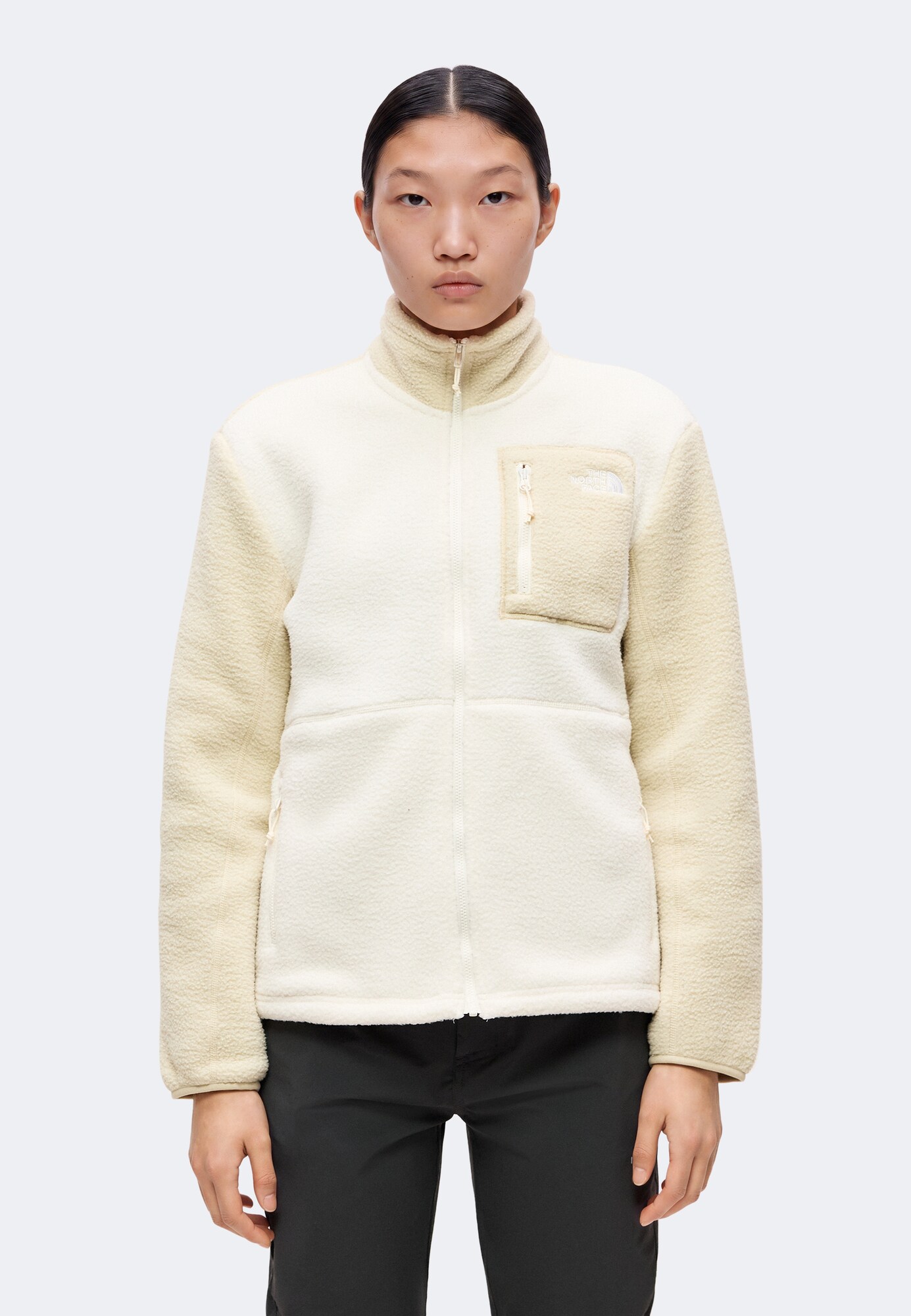 THE NORTH FACE Chaqueta polar funcional 'YUMIORI'  crema / blanco – imagen 4