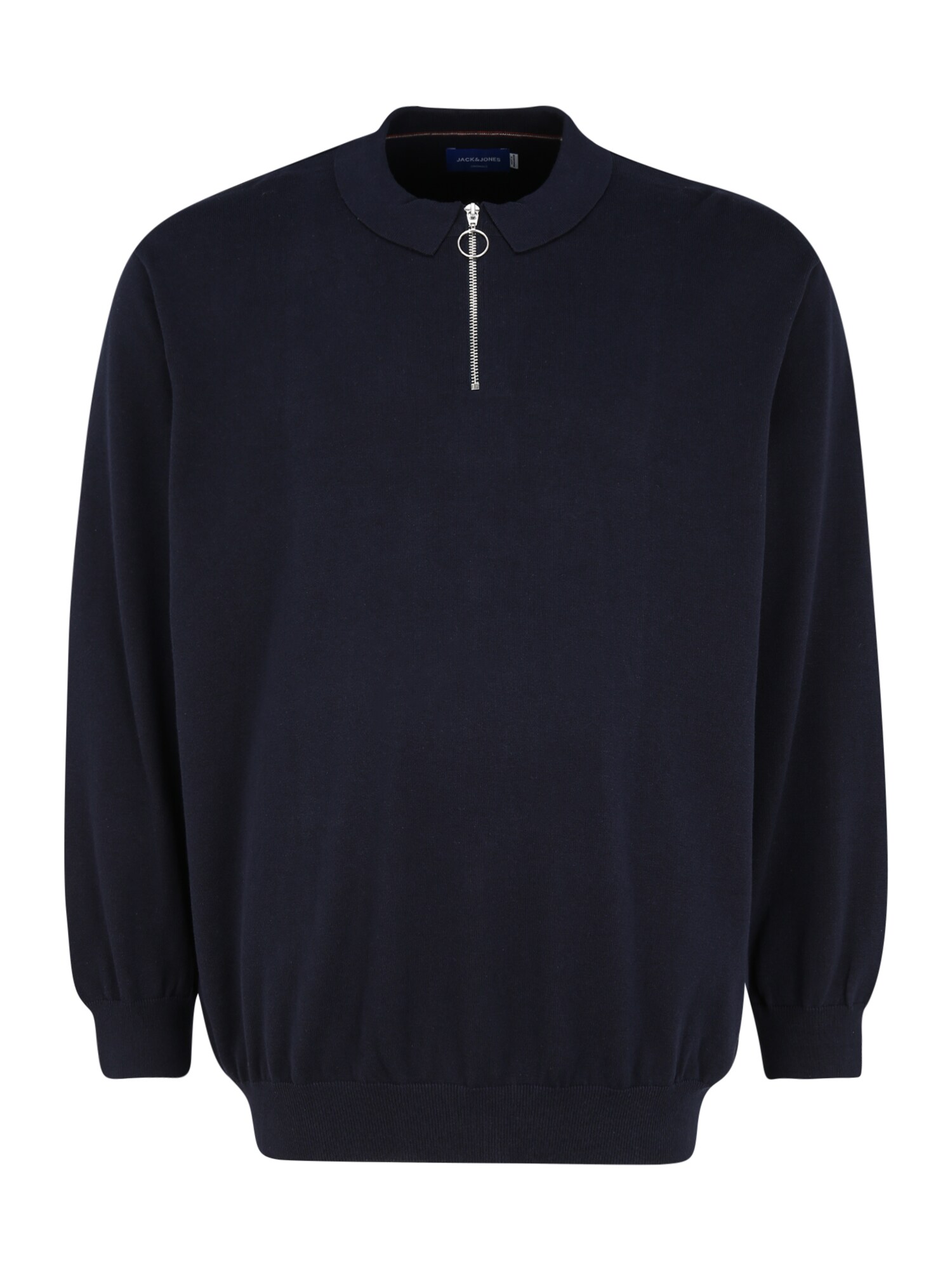 Jack & Jones Plus Megztinis 'RENNO'  tamsiai mėlyna