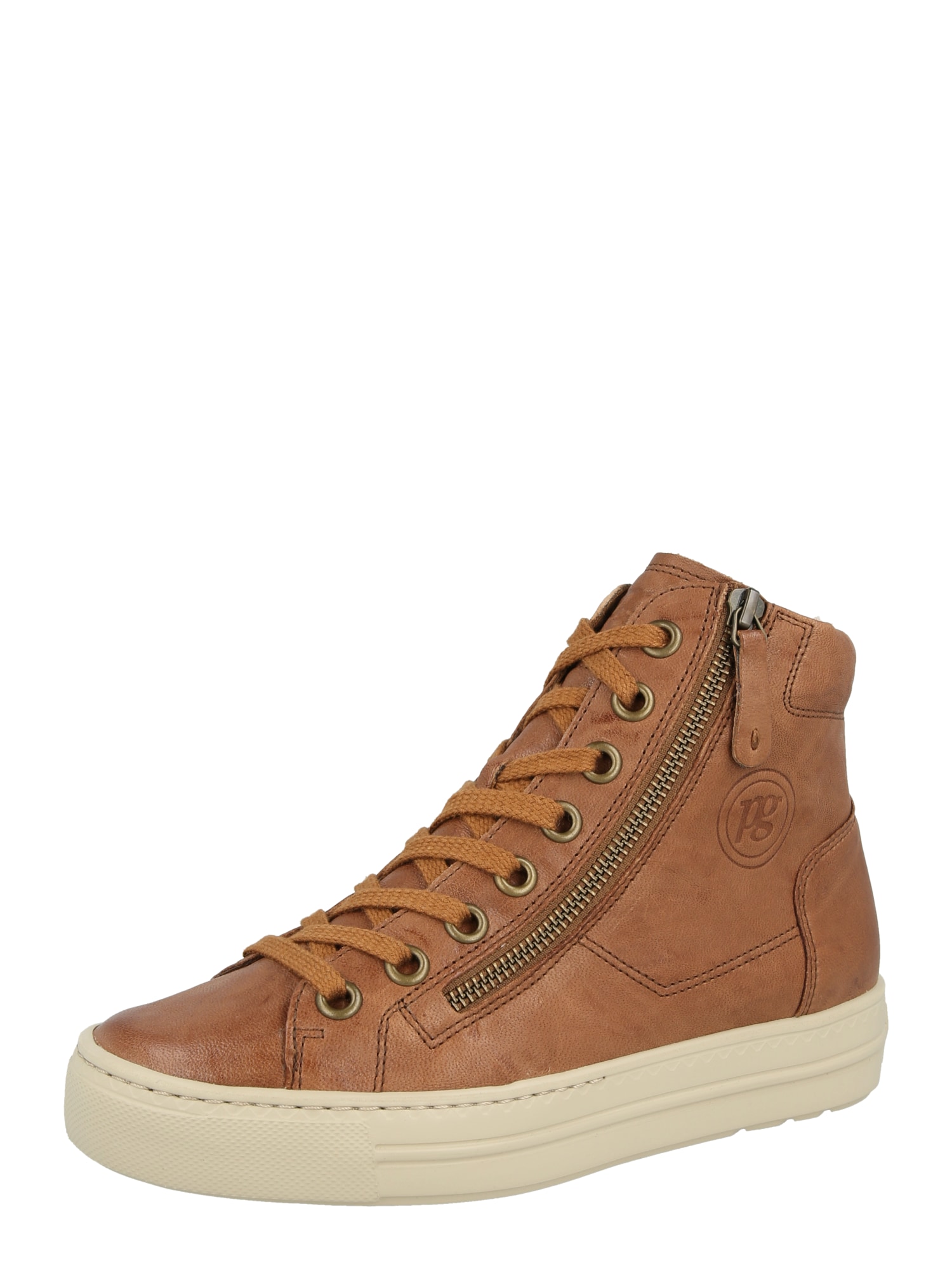 Paul Green Sneaker înalt maro coniac