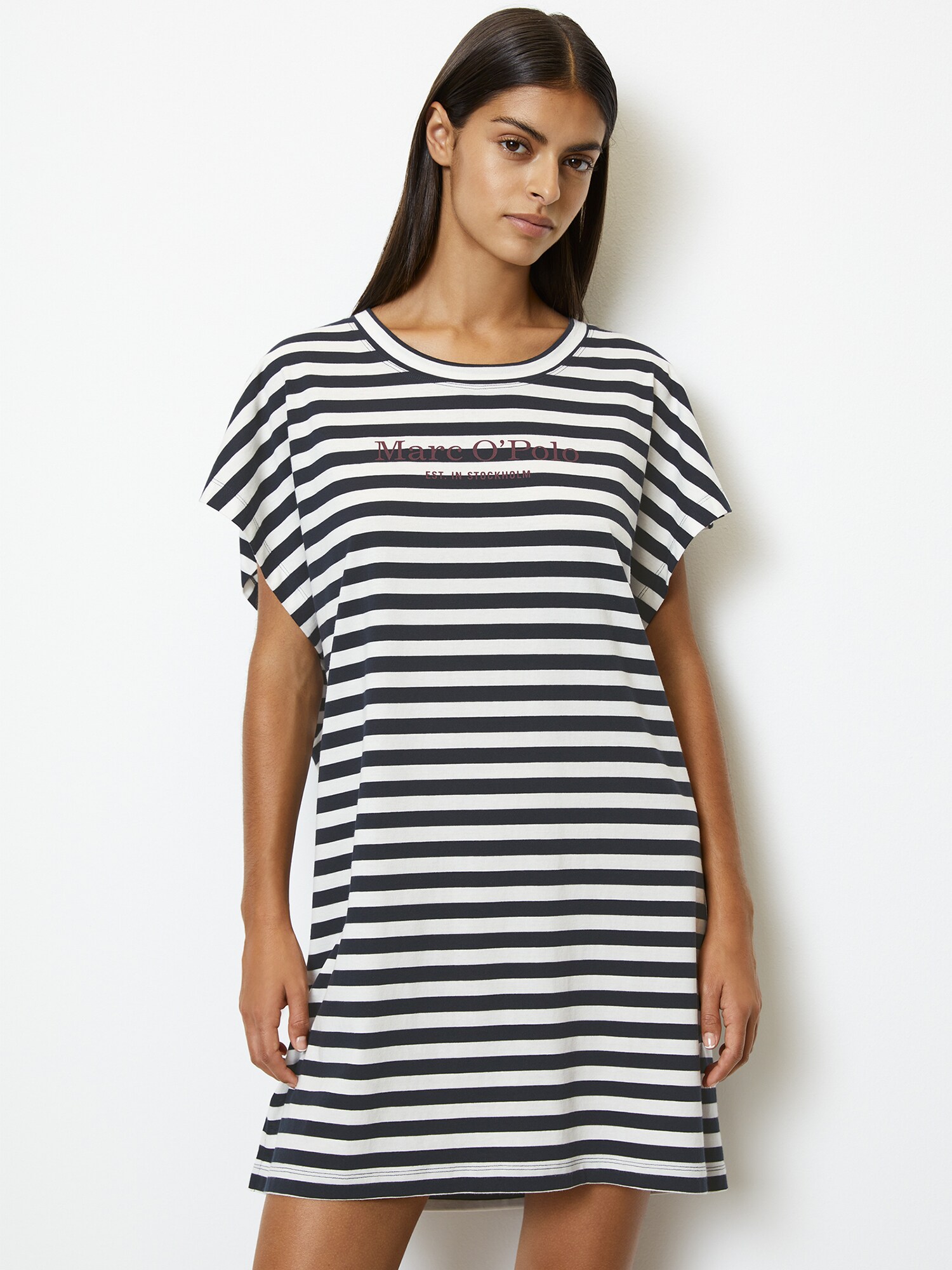 Marc O'Polo Camiseta de noche ' Mix & Match Cotton '  azul – imagen 2