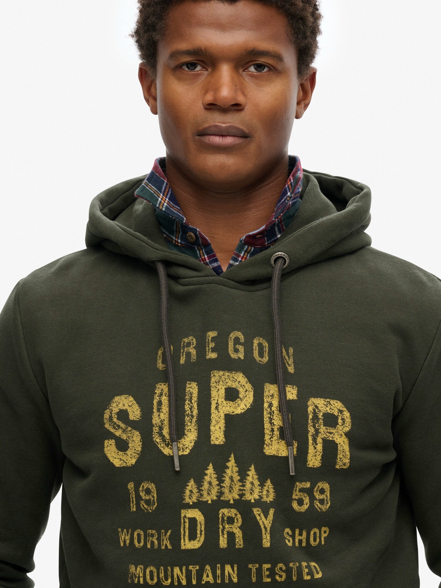 Superdry & Co Mikina kaki / olivová (obrázok 4)