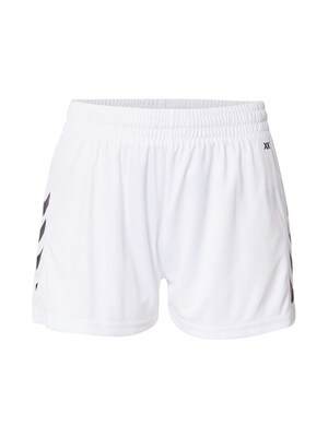 Hummel Pantalón deportivo  negro / blanco