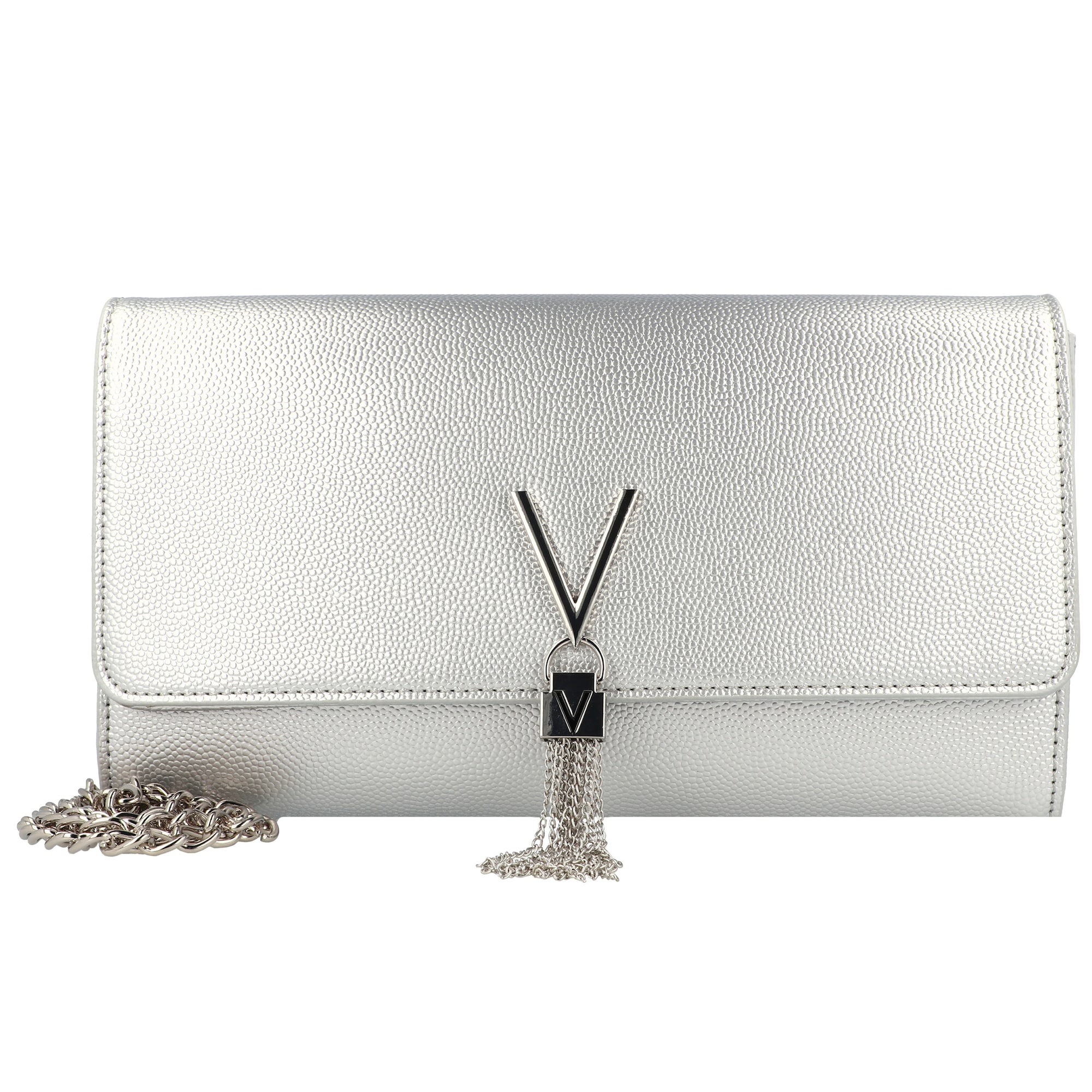 VALENTINO Clutch Divina   argintiu