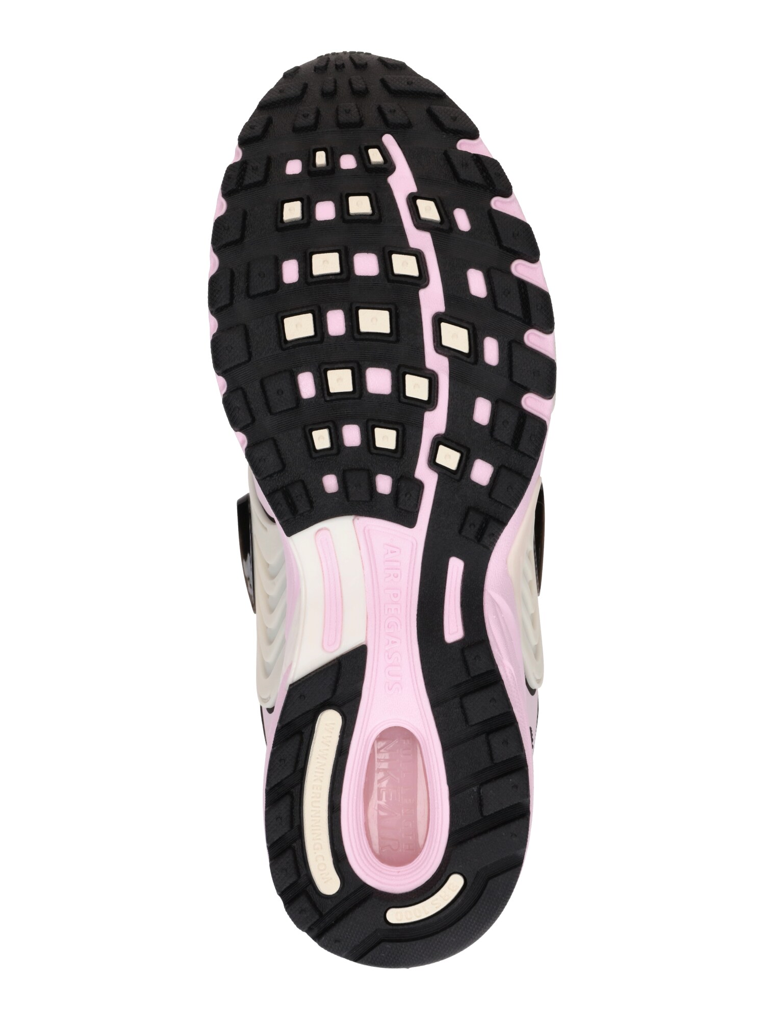 Nike Sportswear Nízke tenisky 'AIR PEGASUS WAVE' slonová kosť / fialová / čierna (obrázok 3)
