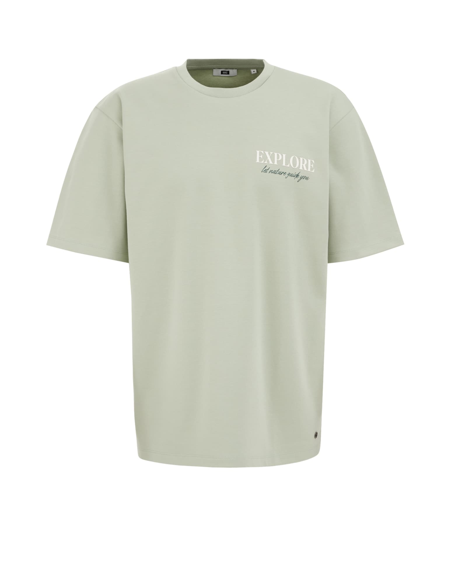 WE Fashion Póló  menta / fekete / fehér akciós termékkép 1
