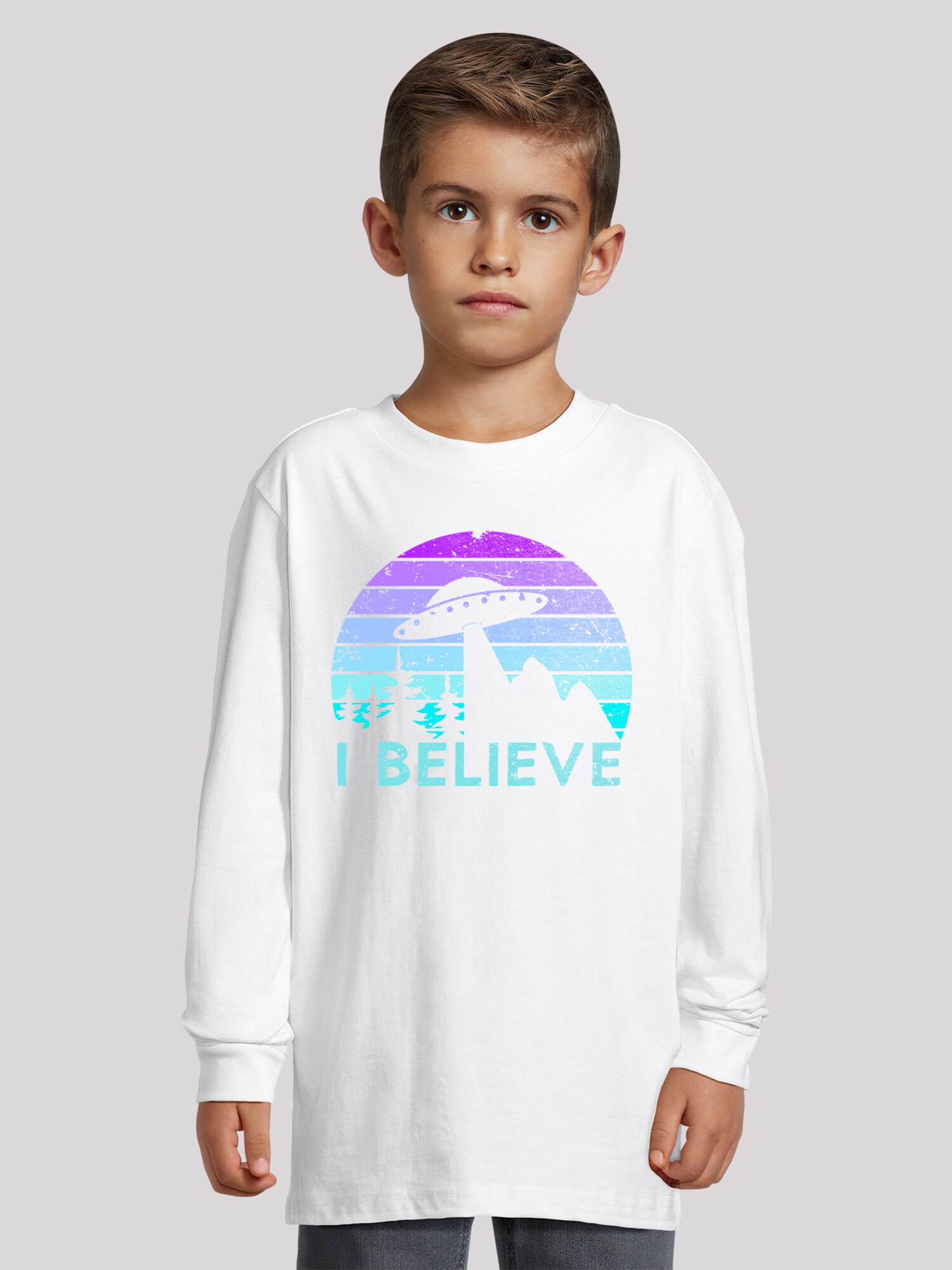 Thumbnail - F4NT4STIC Shirt I Believe Ufo Alien Raumschiff Retro