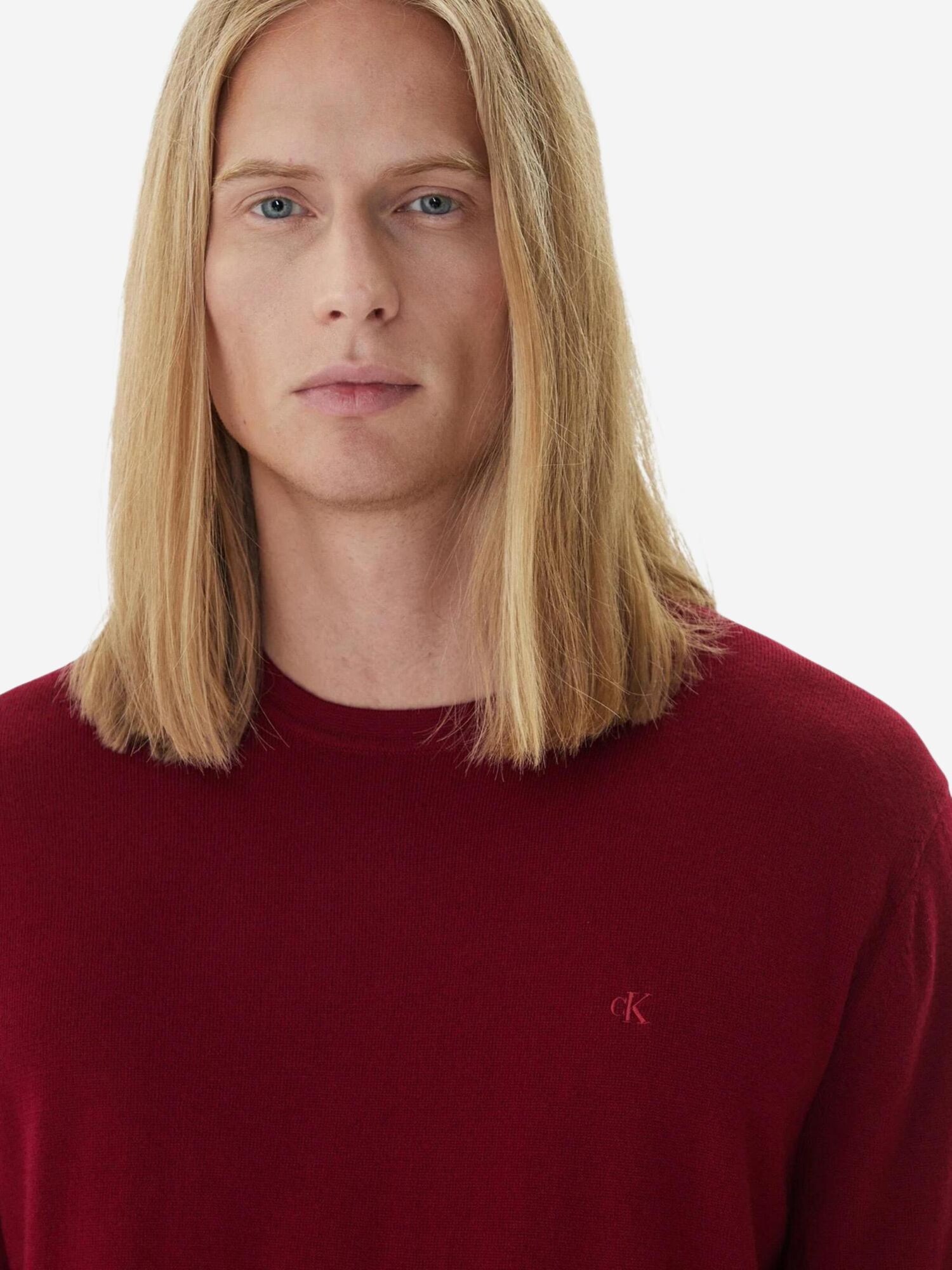 Calvin Klein Jersey  burdeos – imagen 4