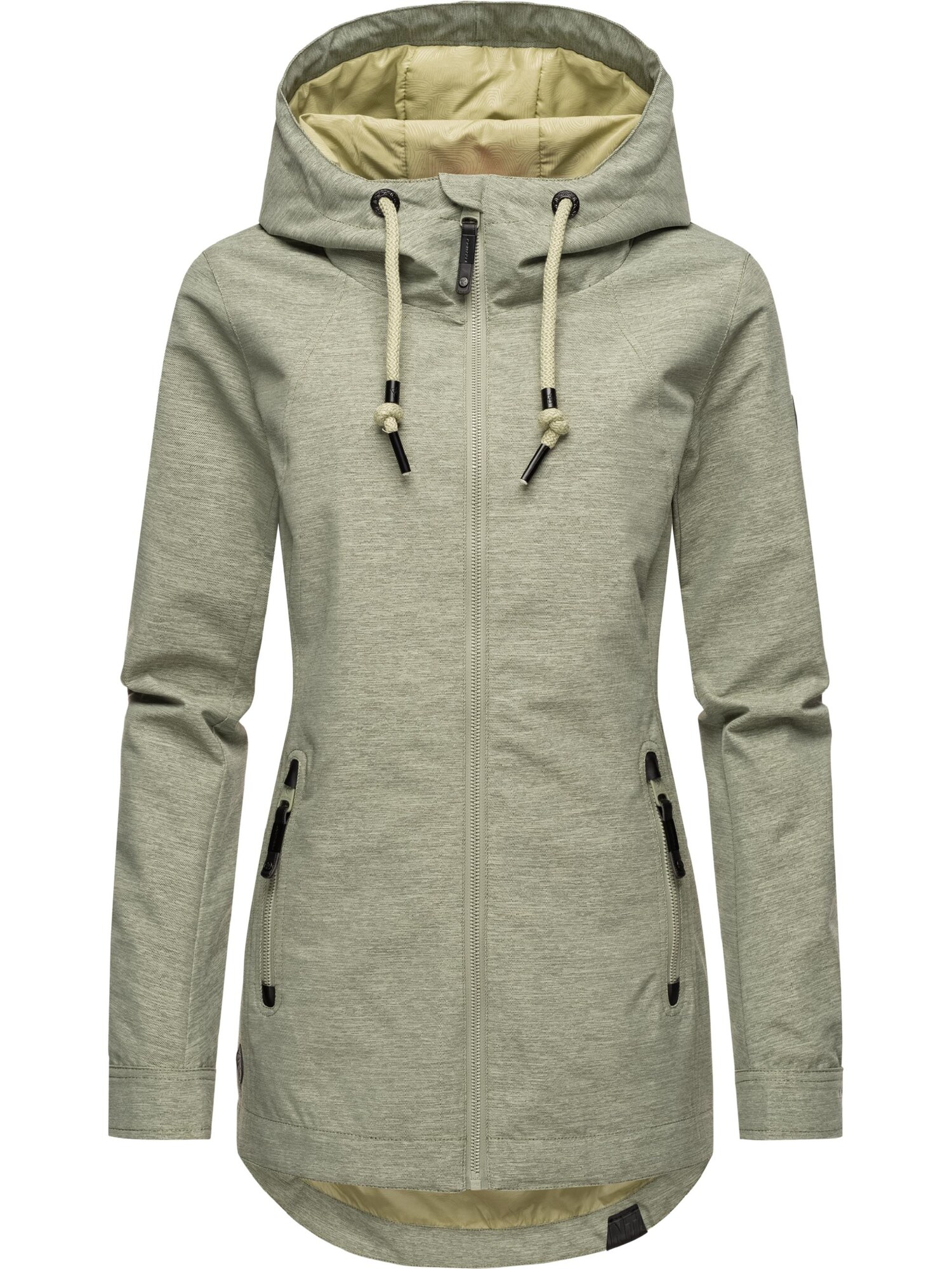 Ragwear Átmeneti dzseki 'Zuzka'  khaki / pasztellzöld / fekete akciós termékkép 1