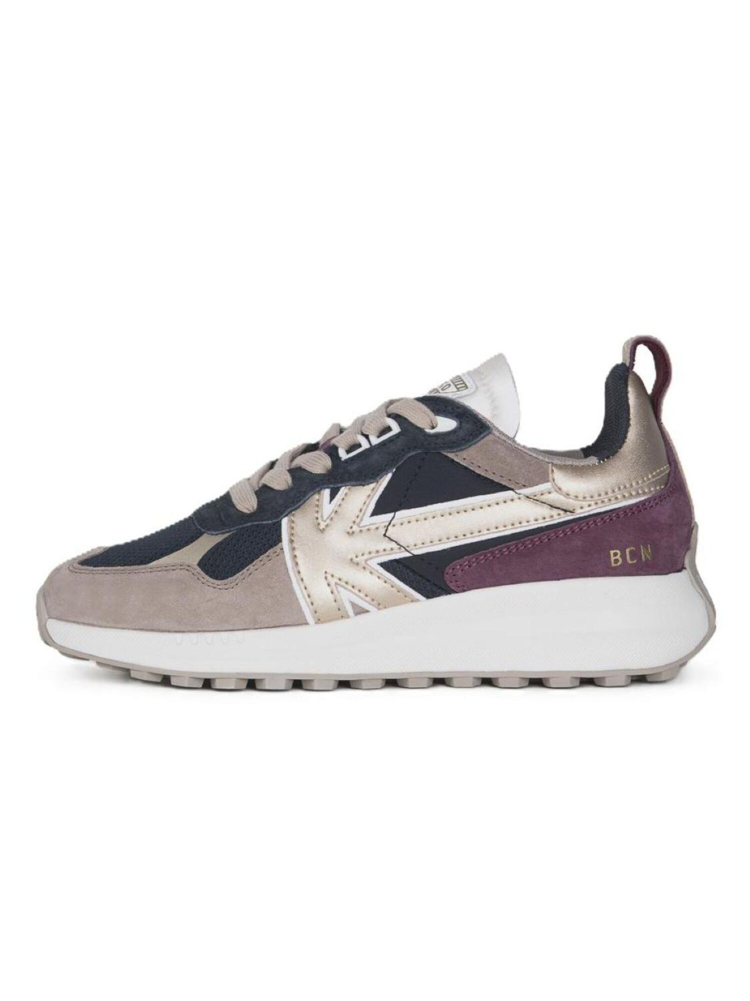 Kaotiko Sneakers Laag 'Detroit' Mauve