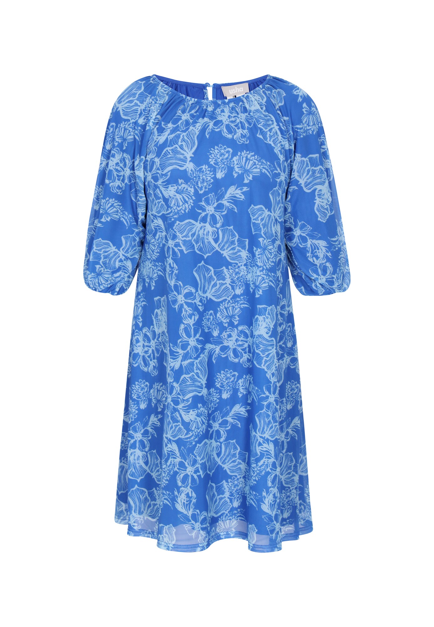 Usha Vestido azul / azul claro