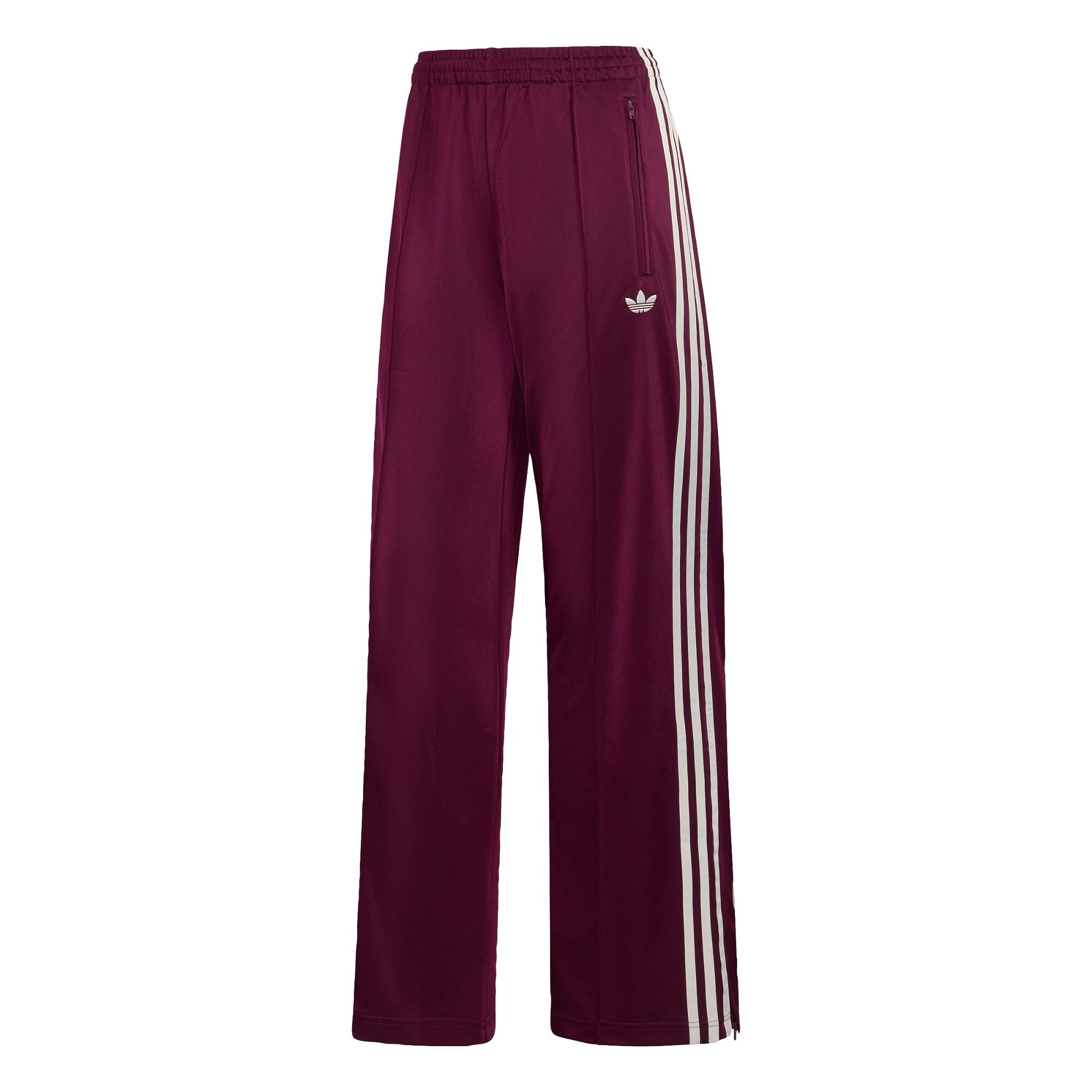 ADIDAS ORIGINALS Pantalón 'Firebird Adicolor' rojo violáceo / blanco