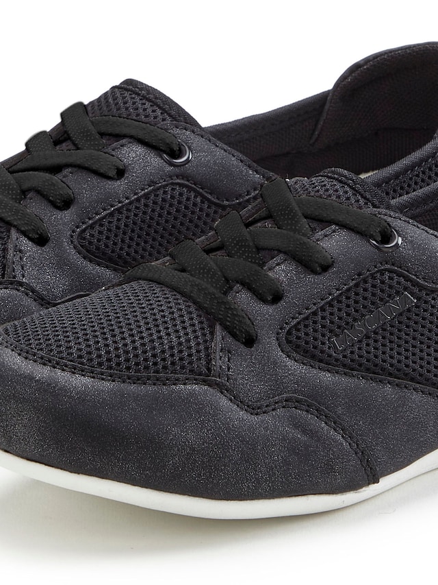 LASCANA, Rövid szárú sportcipők, fekete, 4 kép a 5 közül