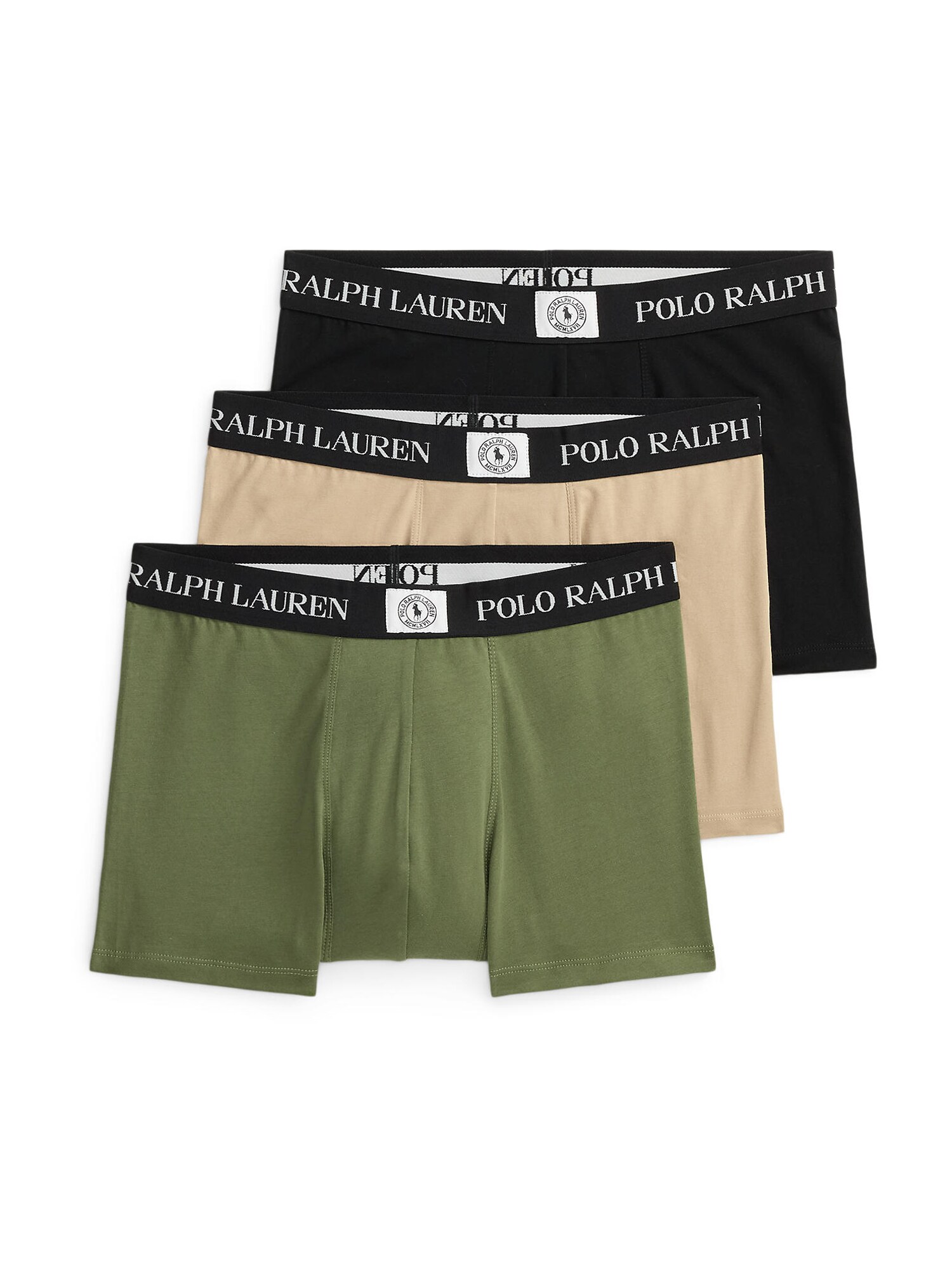 Polo Ralph Lauren Boxeri  bej / oliv / negru / alb
