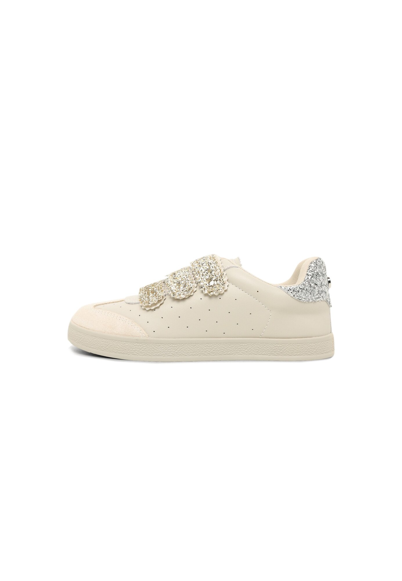 STEVE MADDEN Sneaker low Daybreak bej deschis / auriu / argintiu