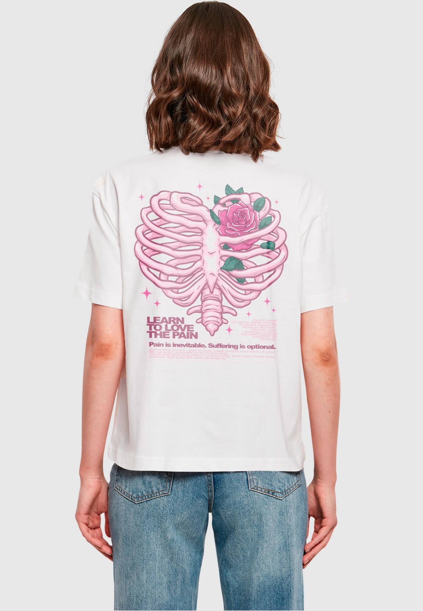 Thumbnail - Mister Tee T-Shirt Heart Cage Rose